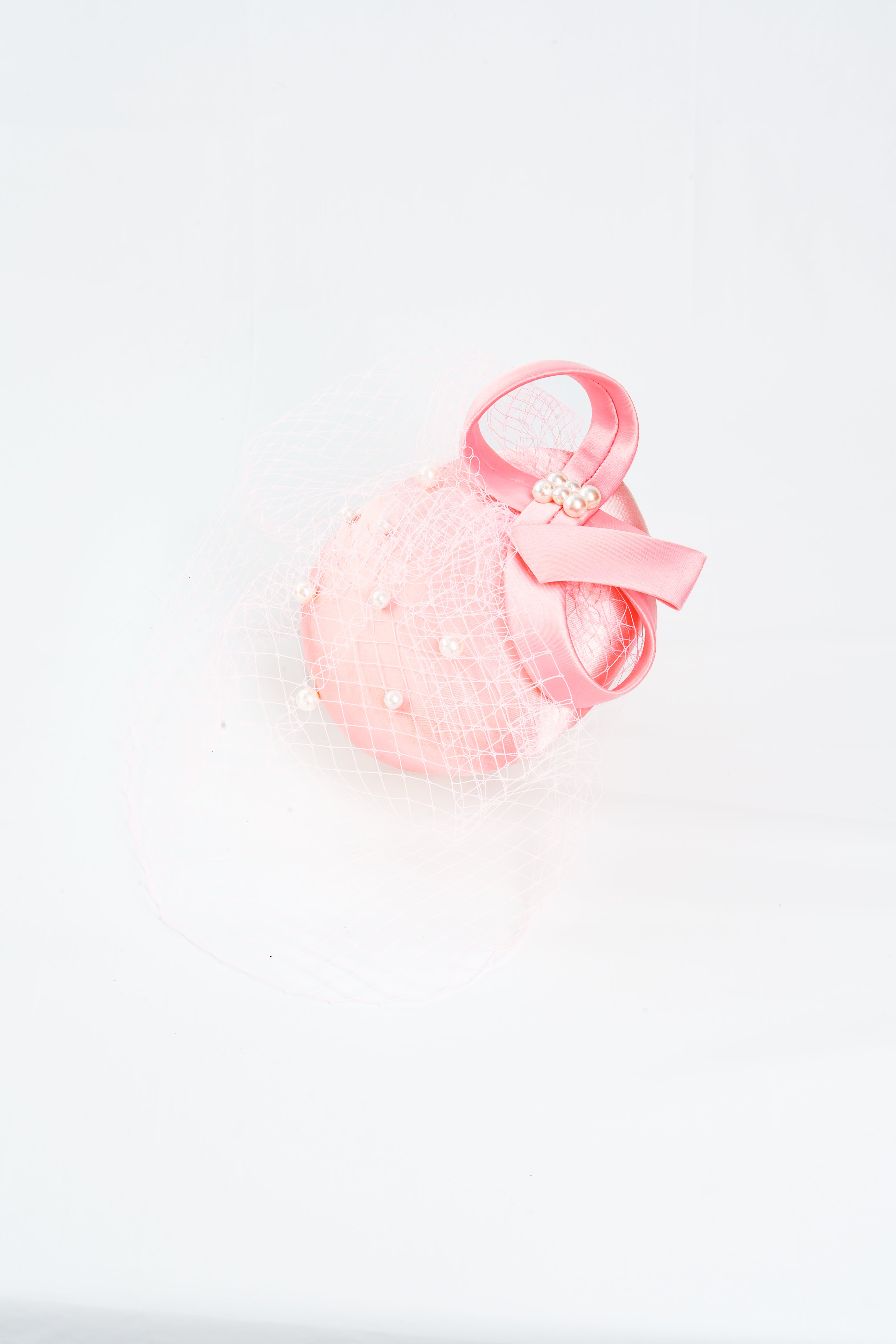 Infinity Ribbon with Pearls Hat