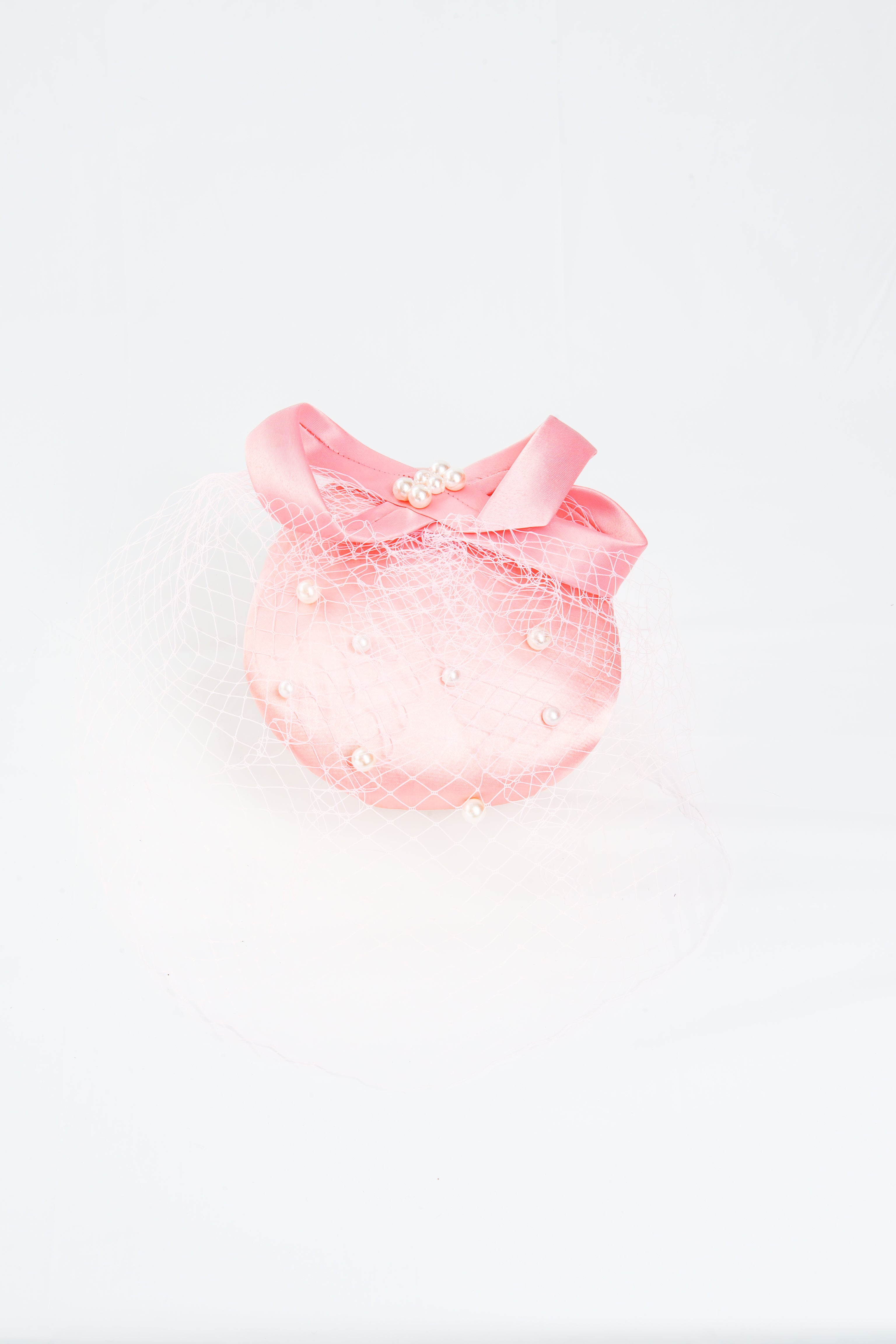 Infinity Ribbon with Pearls Hat