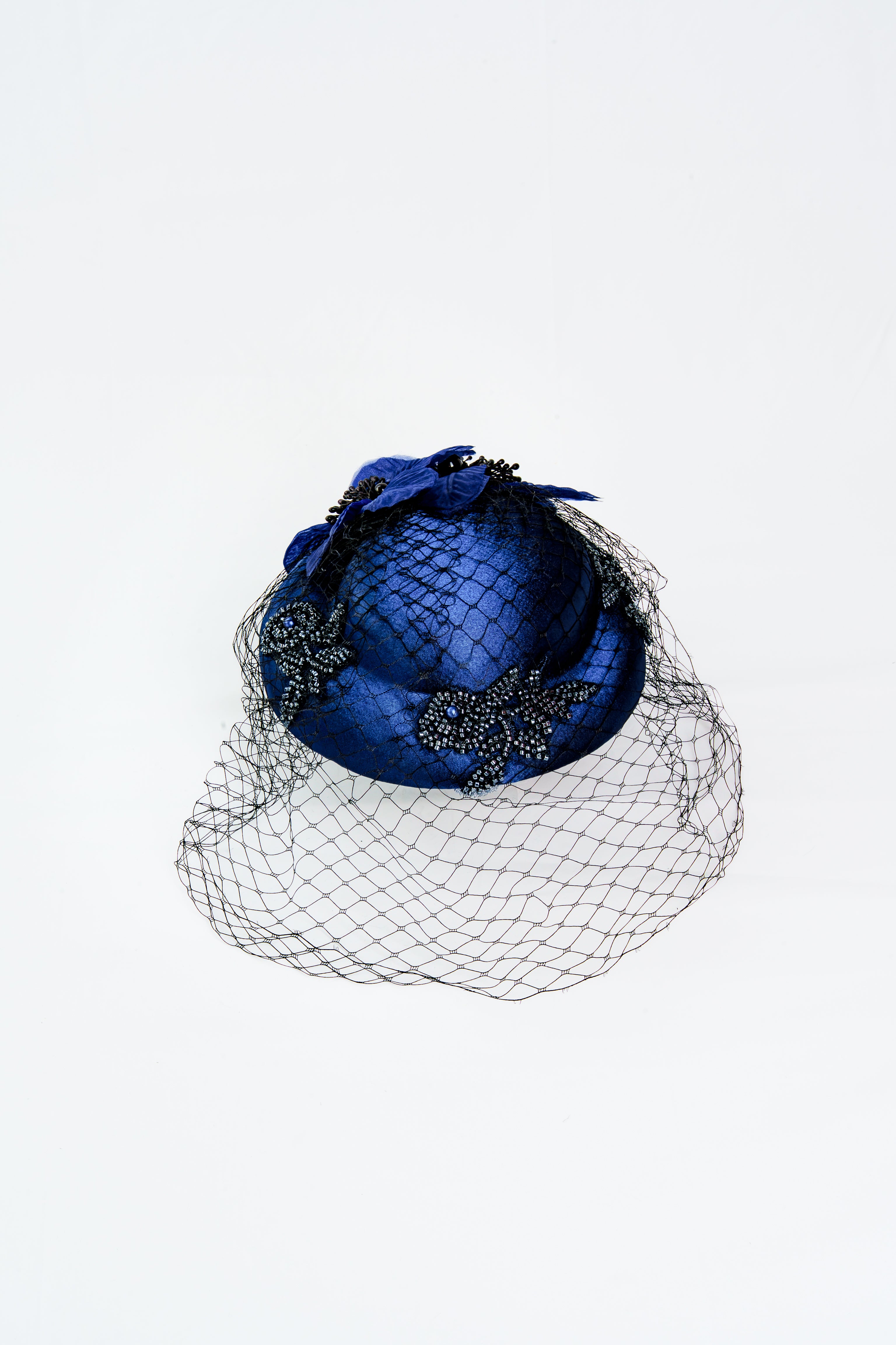 Beaded Flower Fascinator Hat