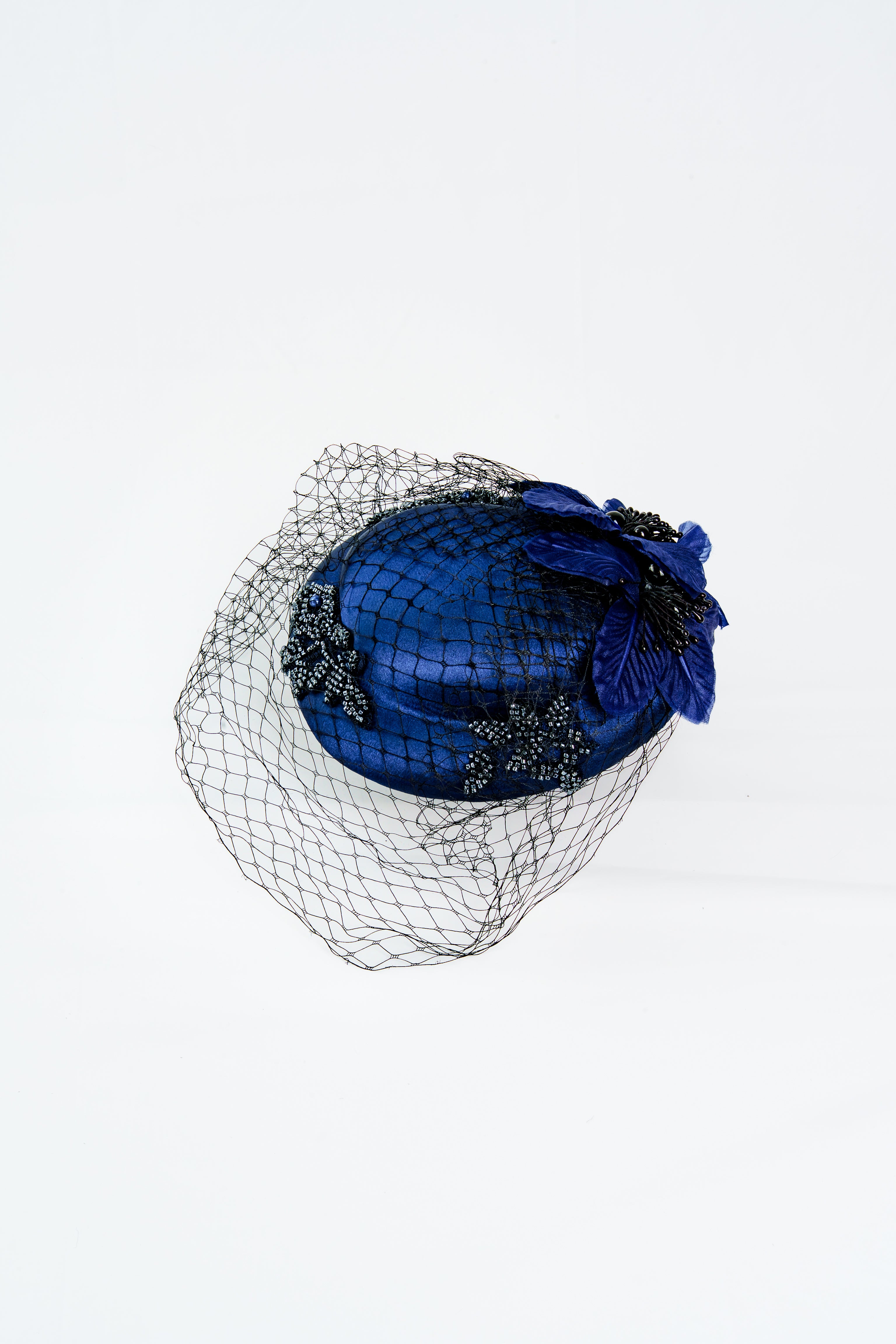 Beaded Flower Fascinator Hat