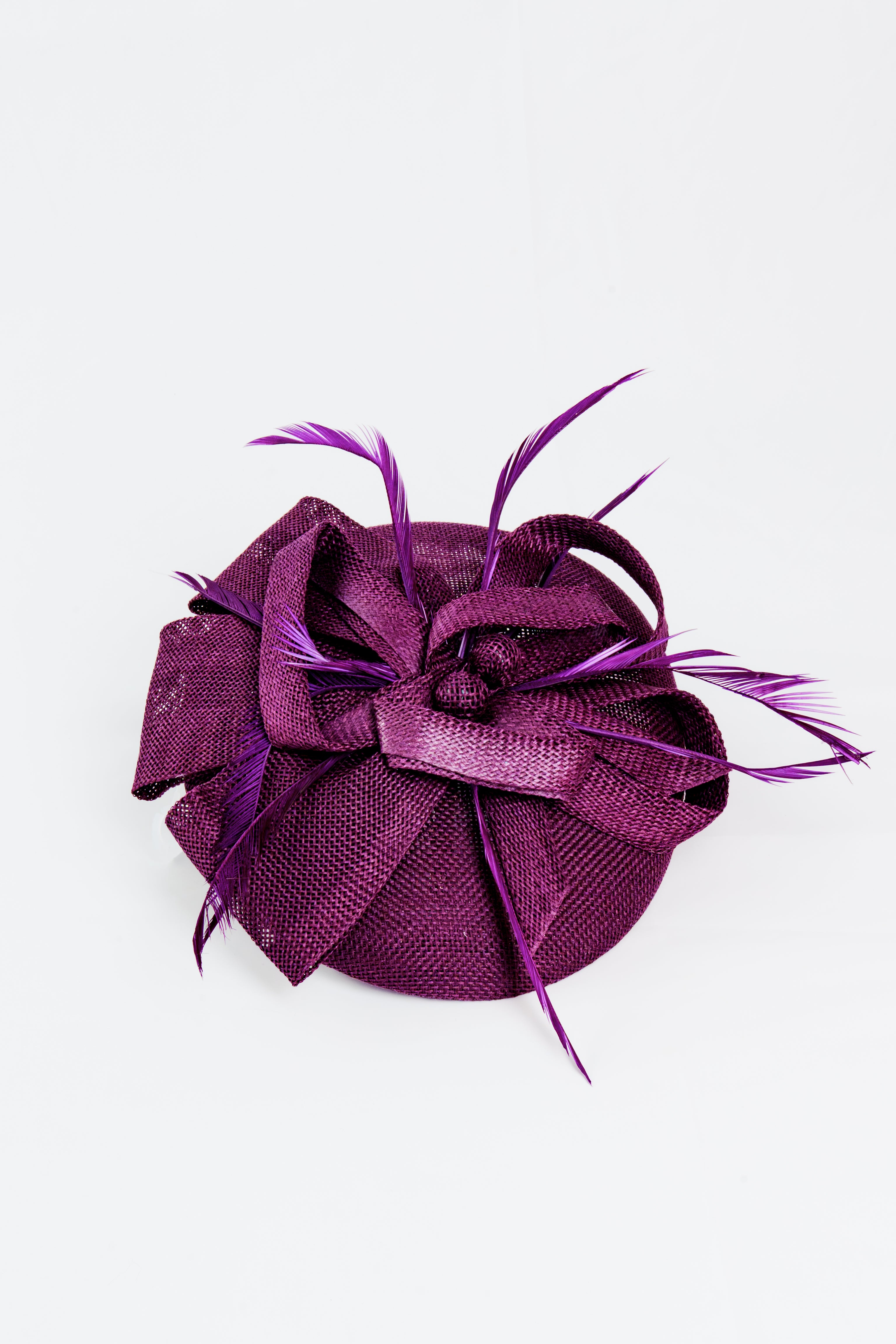 Elegant Feathers & Bow Fascinator