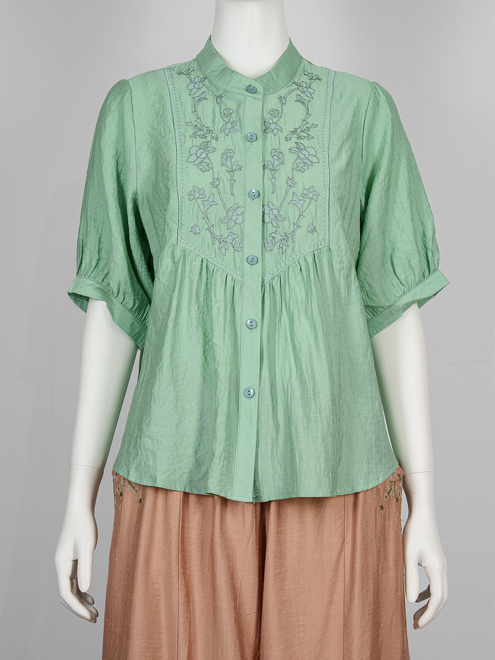 Botanic Embroidered Blouse