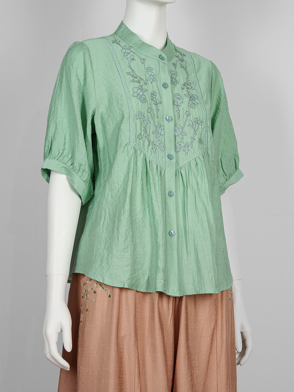 Botanic Embroidered Blouse