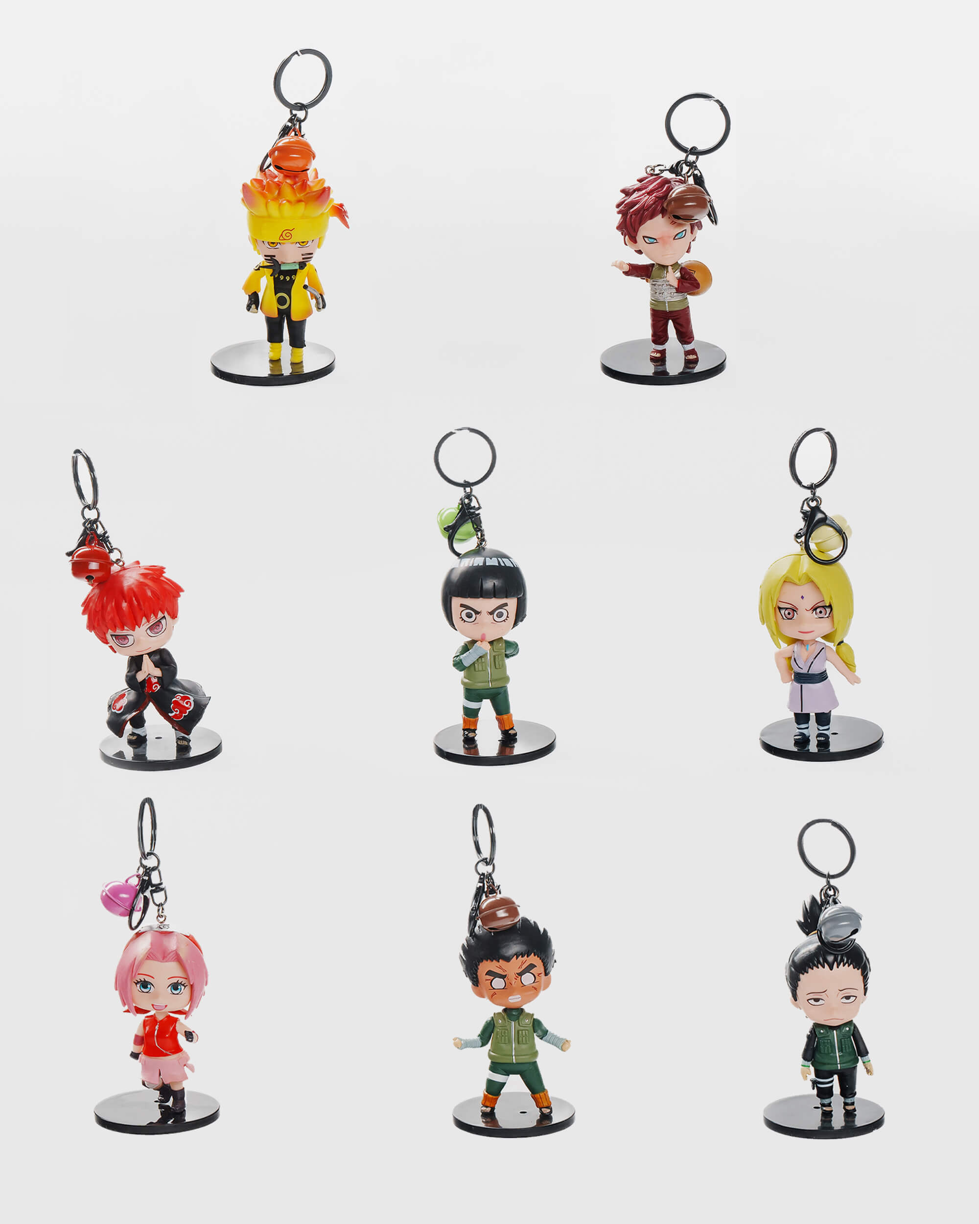 Naruto Ninja Legends Chibi Keychain Set (8 pcs)