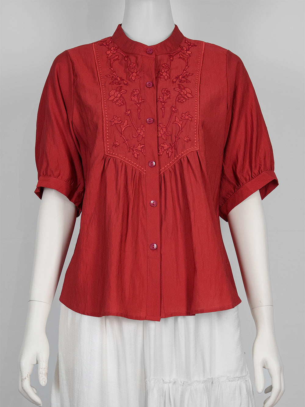 Botanic Embroidered Blouse