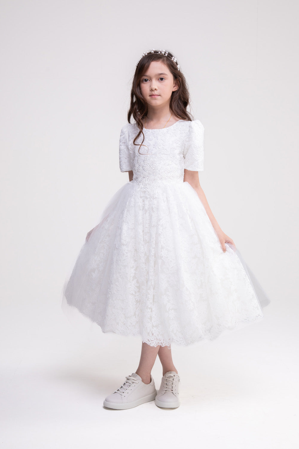 Layered Lace Party Dress