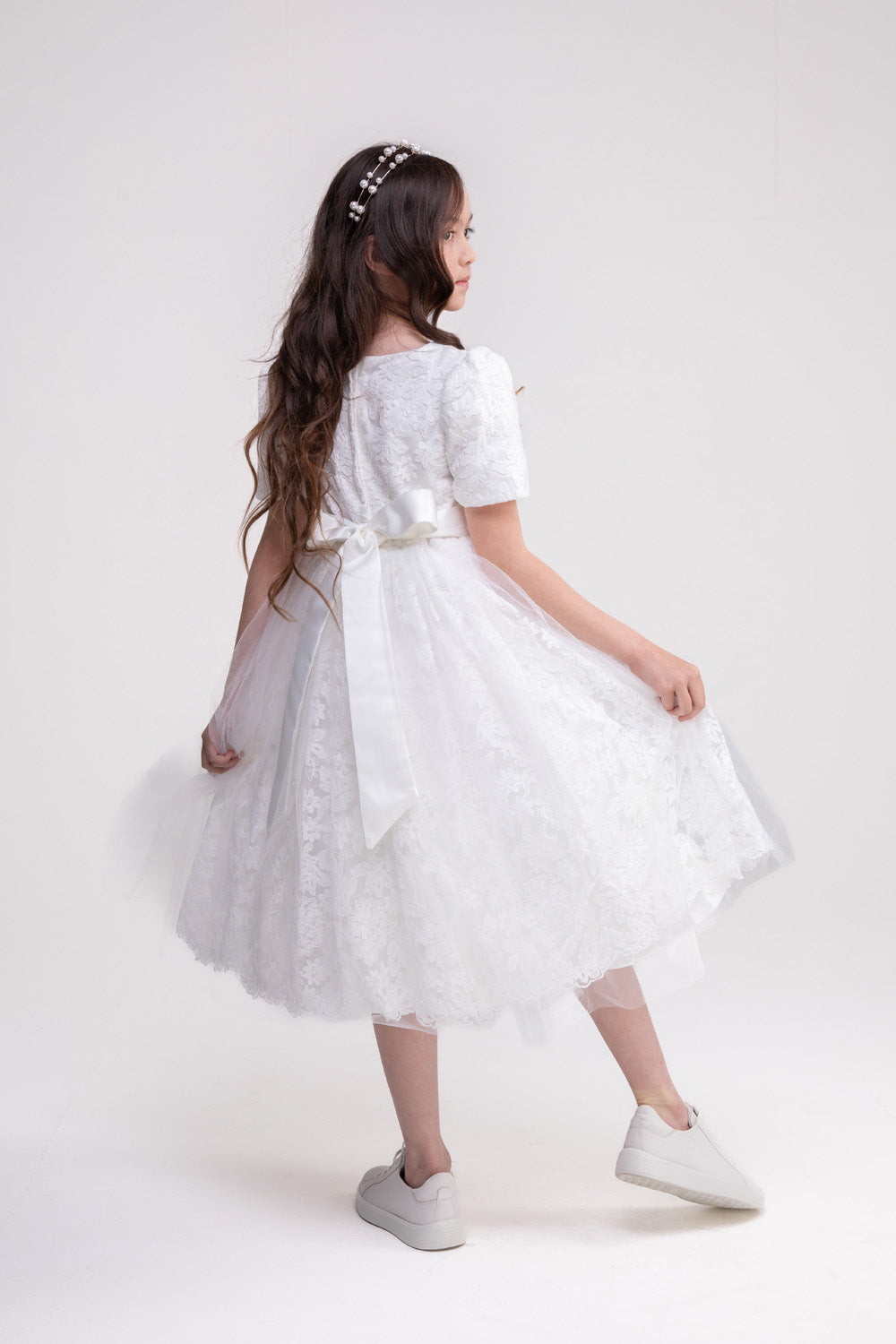 Layered Lace Party Dress