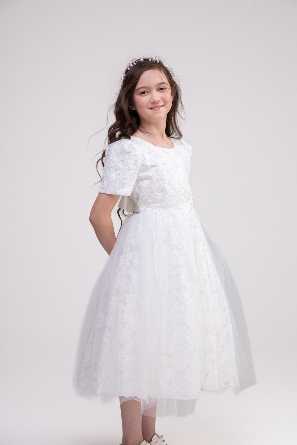 Layered Lace Party Dress