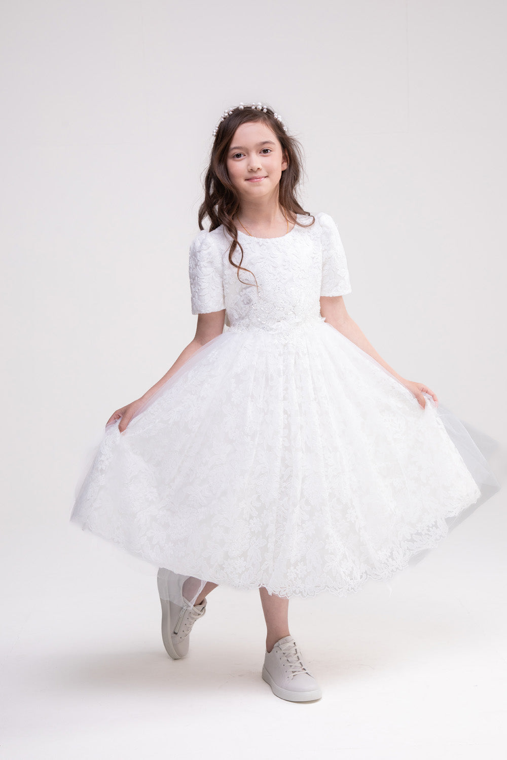 Layered Lace Party Dress