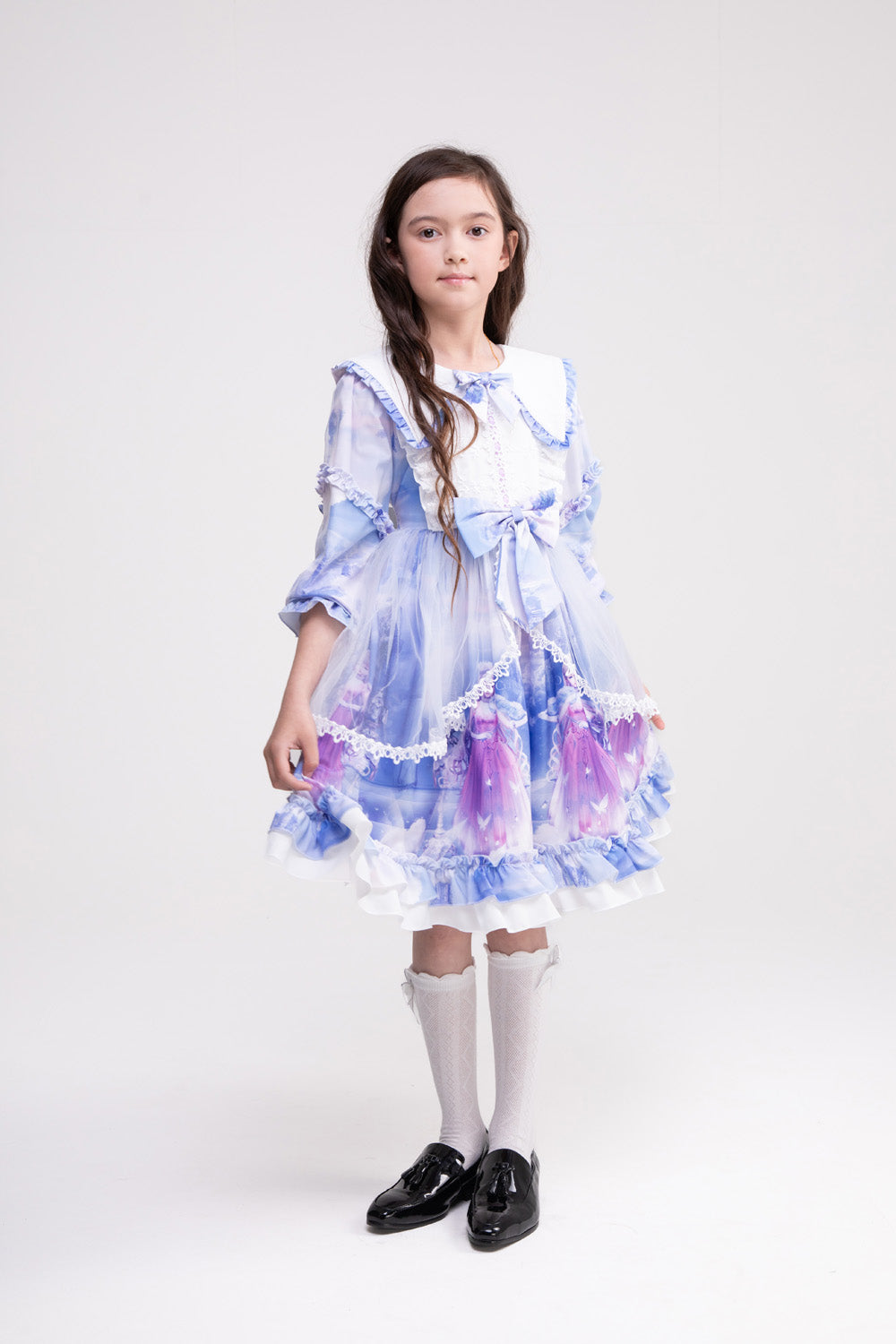 Brianna Printed Ruffled Dress