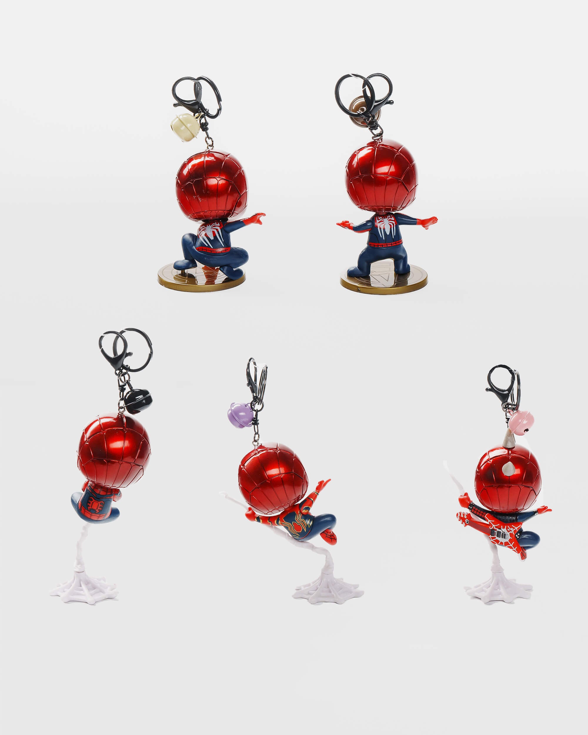 Spider-Man Hero Series Keychain Set (5 pcs)