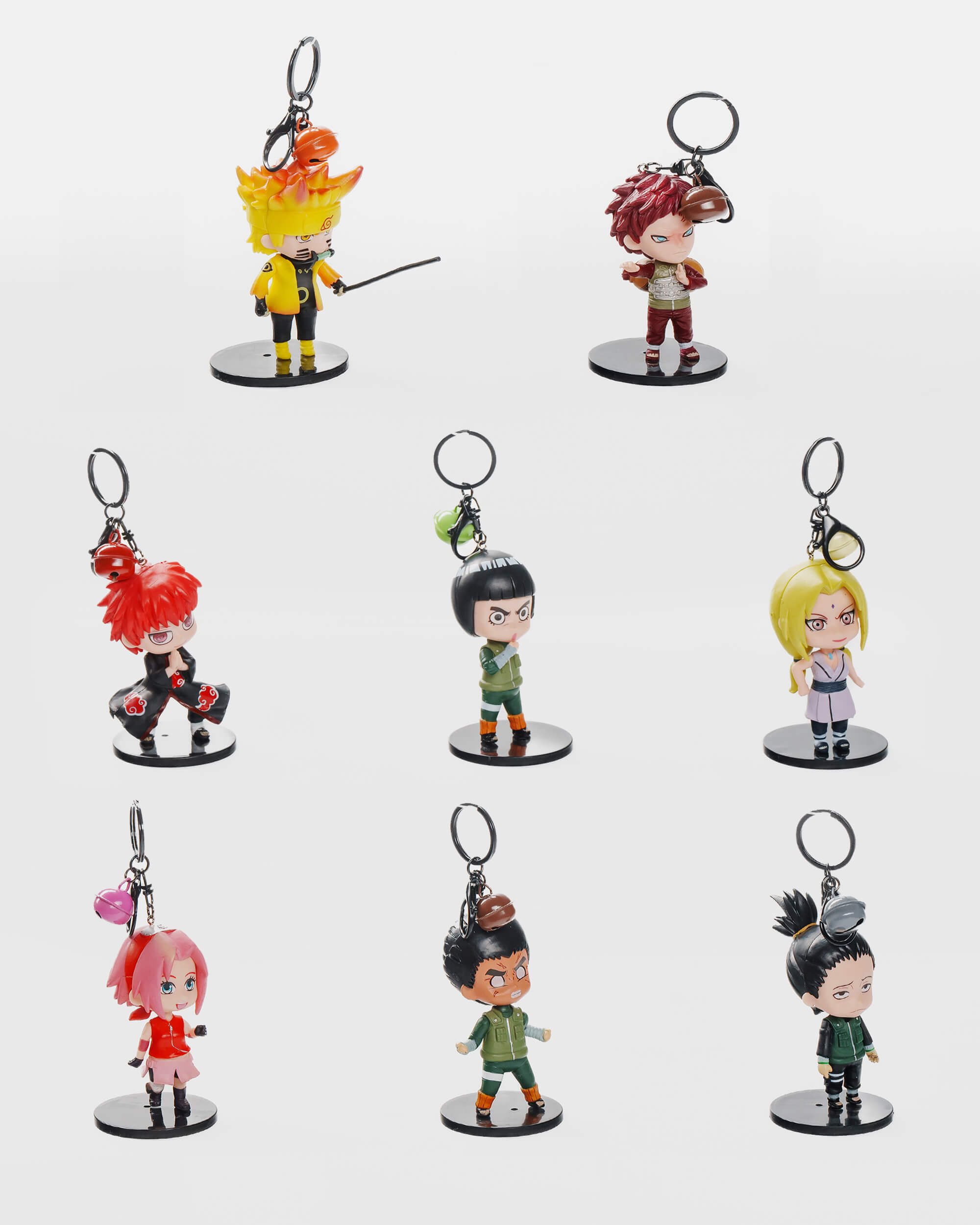 Naruto Ninja Legends Chibi Keychain Set (8 pcs)