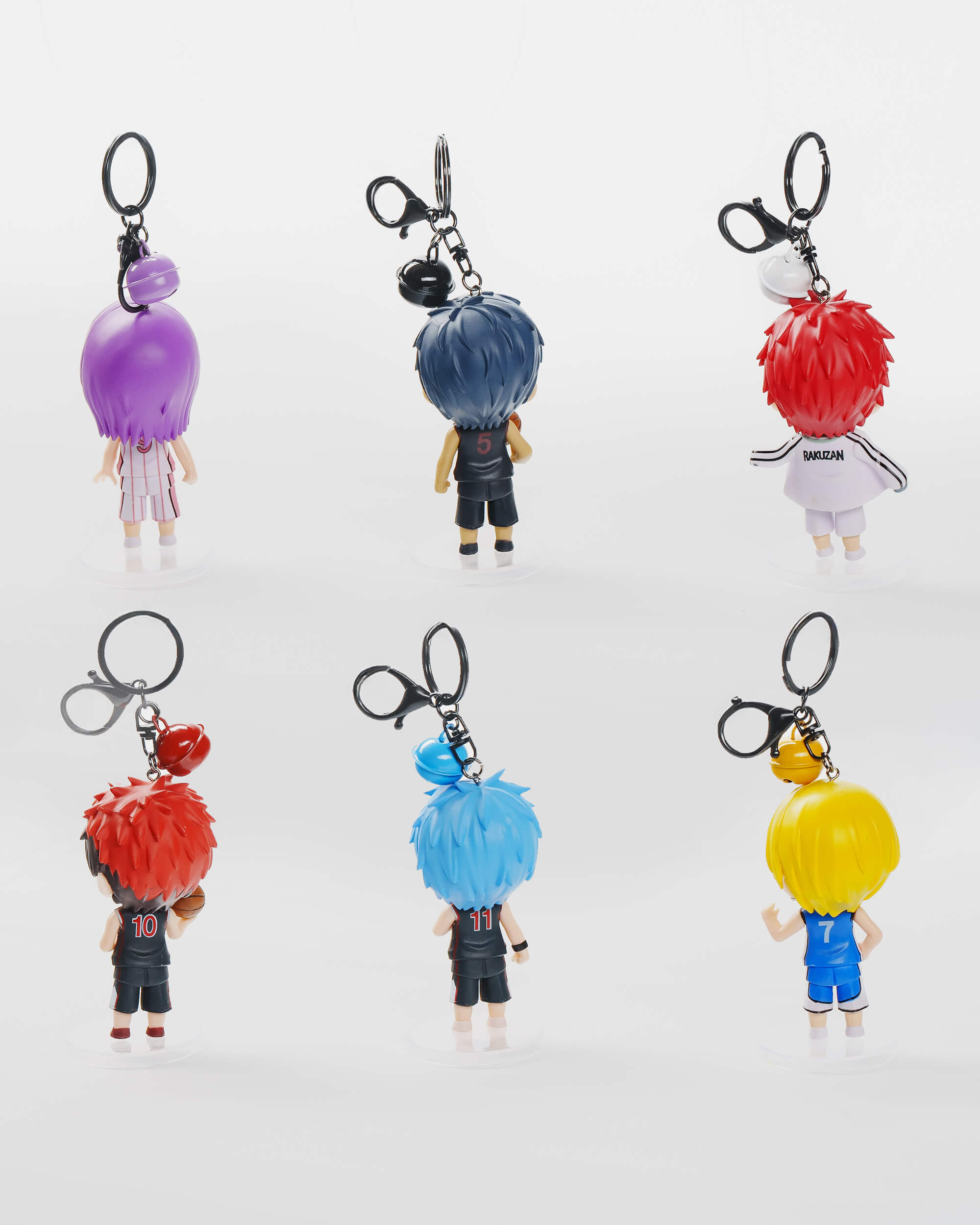 Kuroko’s Basketball Keychain Set (6 pcs)