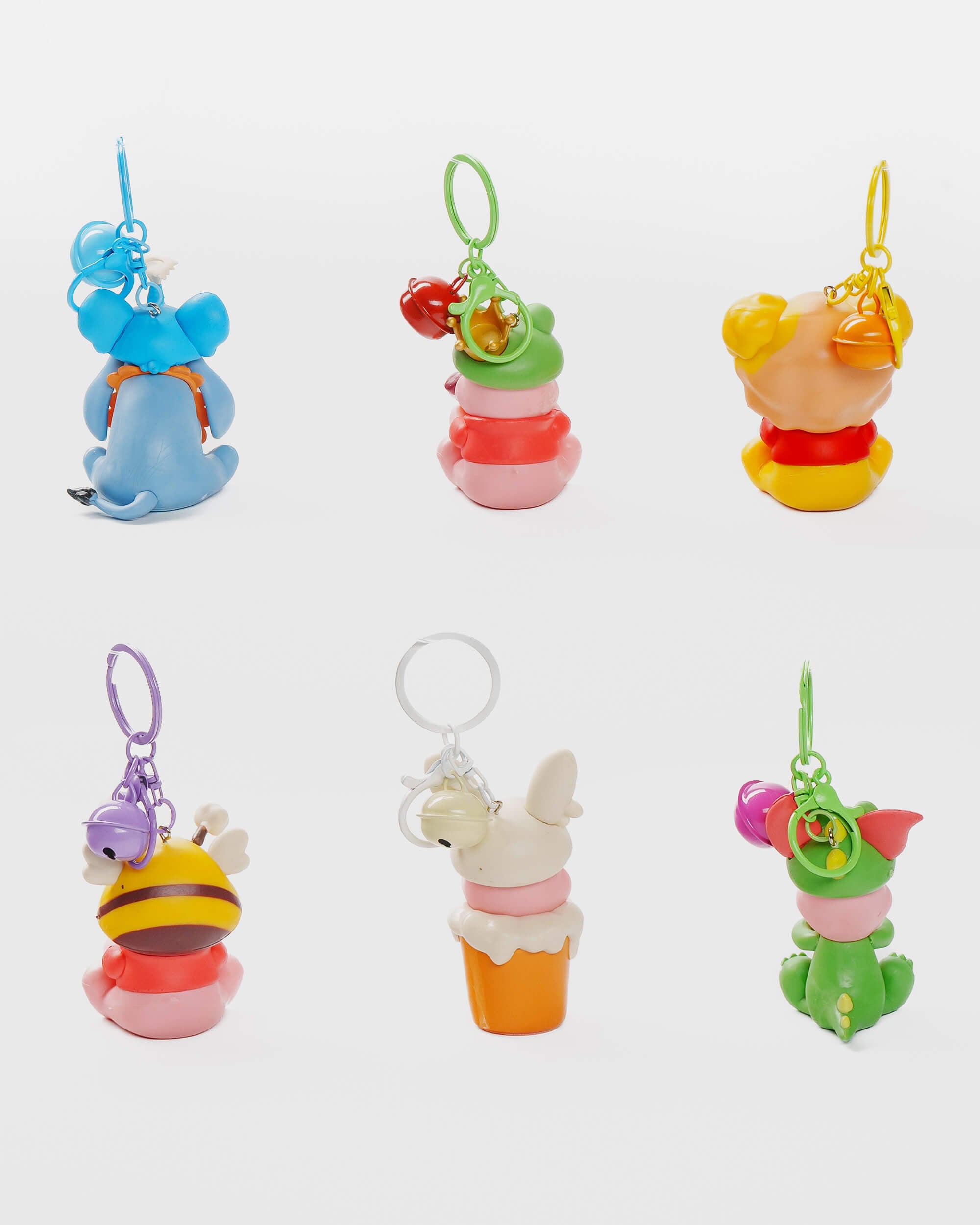 Winnie the Pooh Pastel Keychain Set (6 pcs)