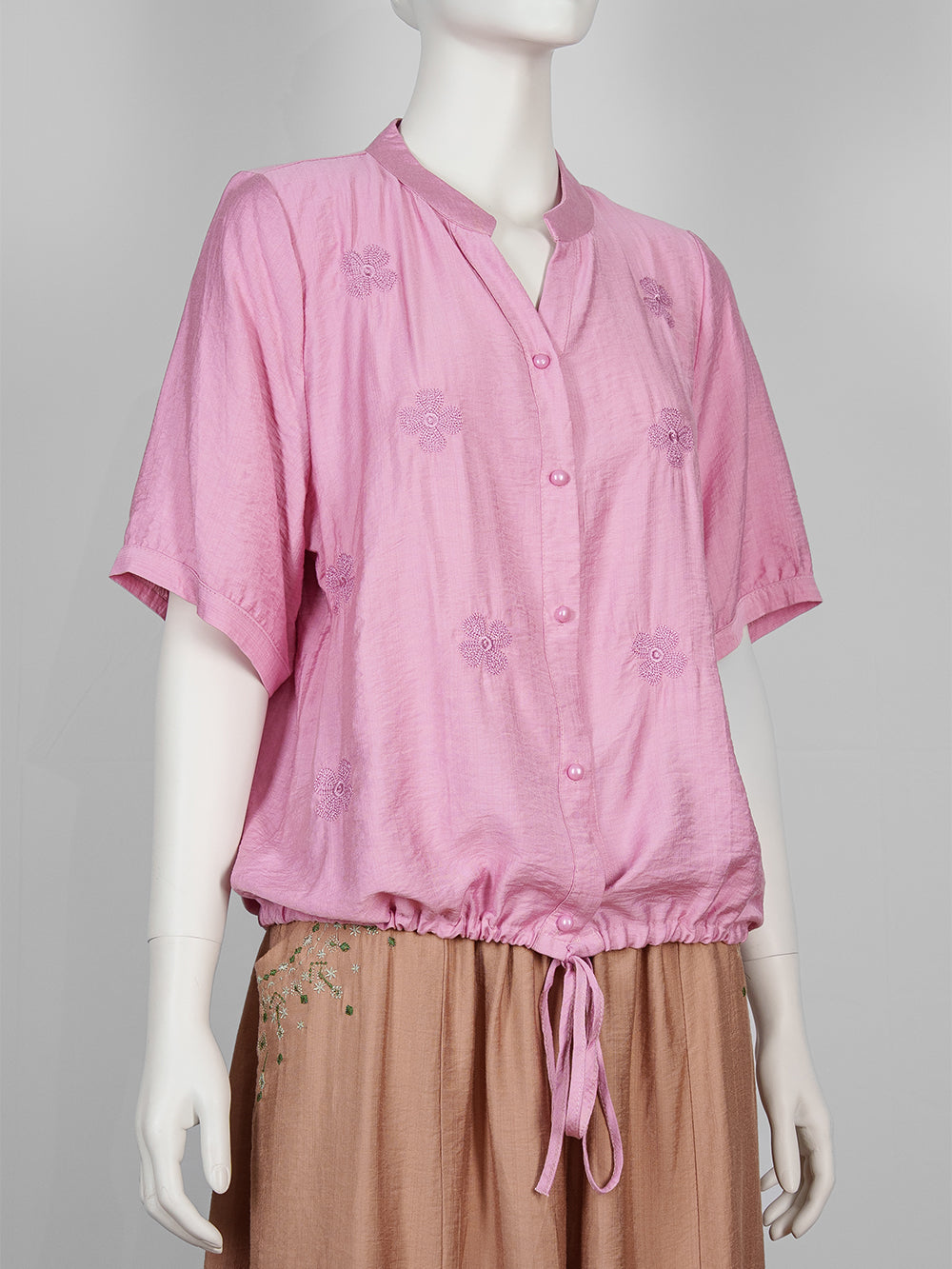 Bloom Dot Embroidered Blouse