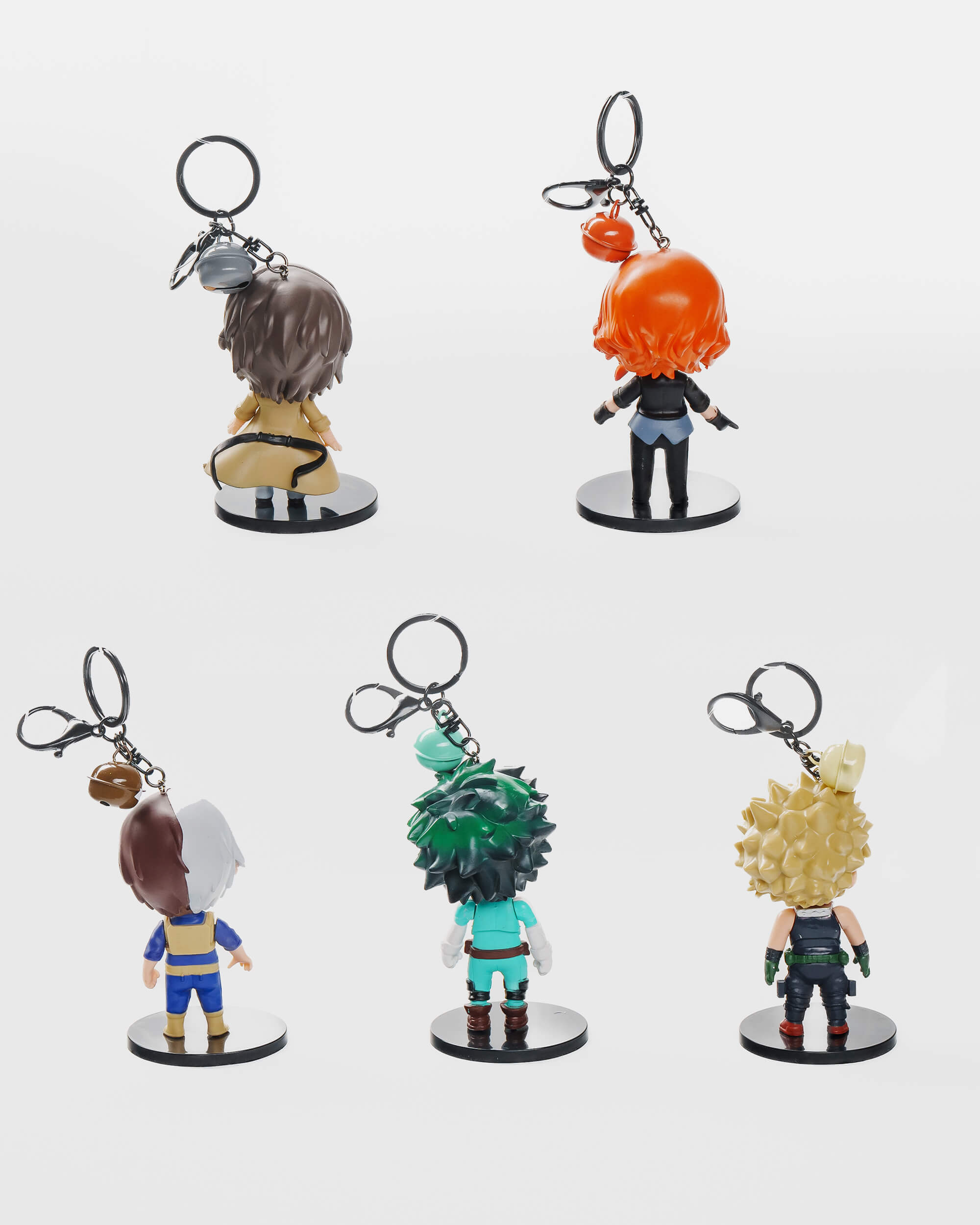 Anime Heroes Keychain Set (5 pcs)