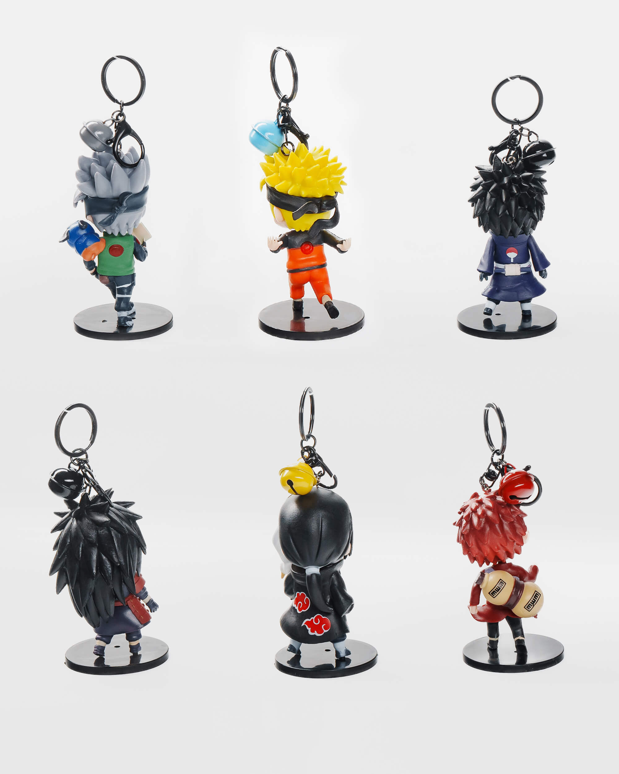Naruto Elite Shinobi Keychain Set (6 pcs)