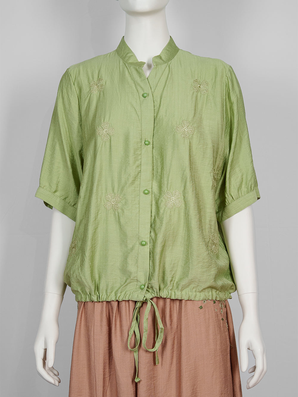 Bloom Dot Embroidered Blouse