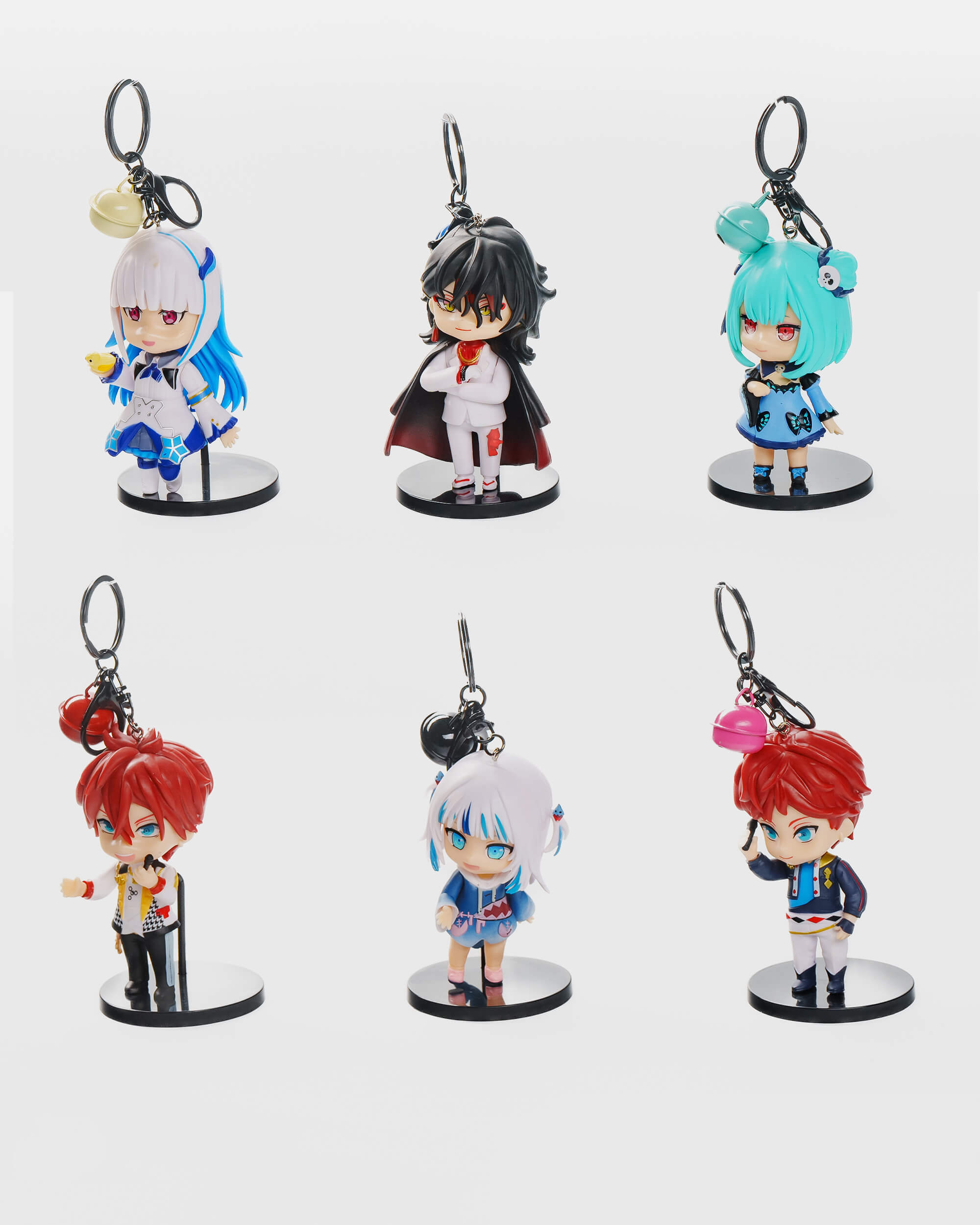 Idol and Fantasy Keychain Set (6 pcs)
