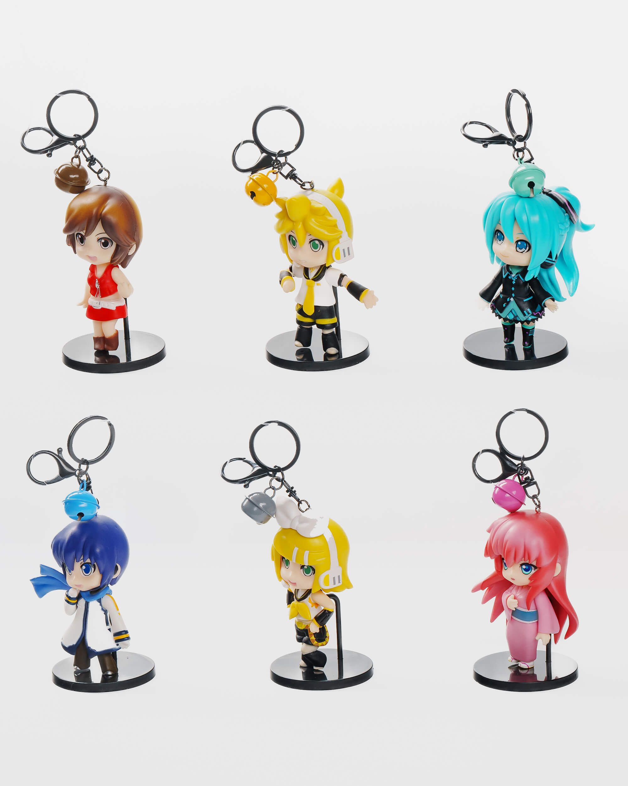 Vocaloid Idol Keychain Set (6 pcs)