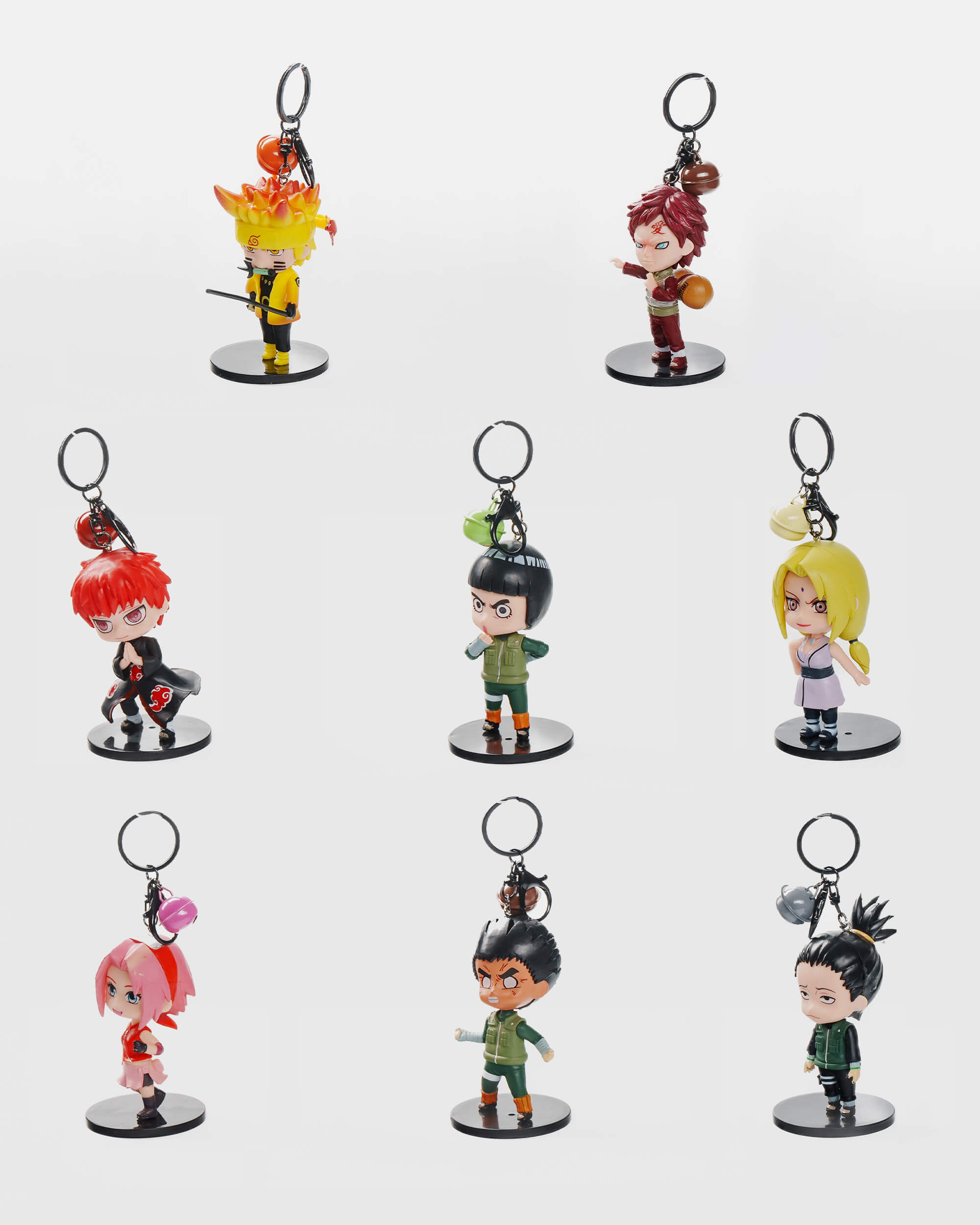 Naruto Ninja Legends Chibi Keychain Set (8 pcs)