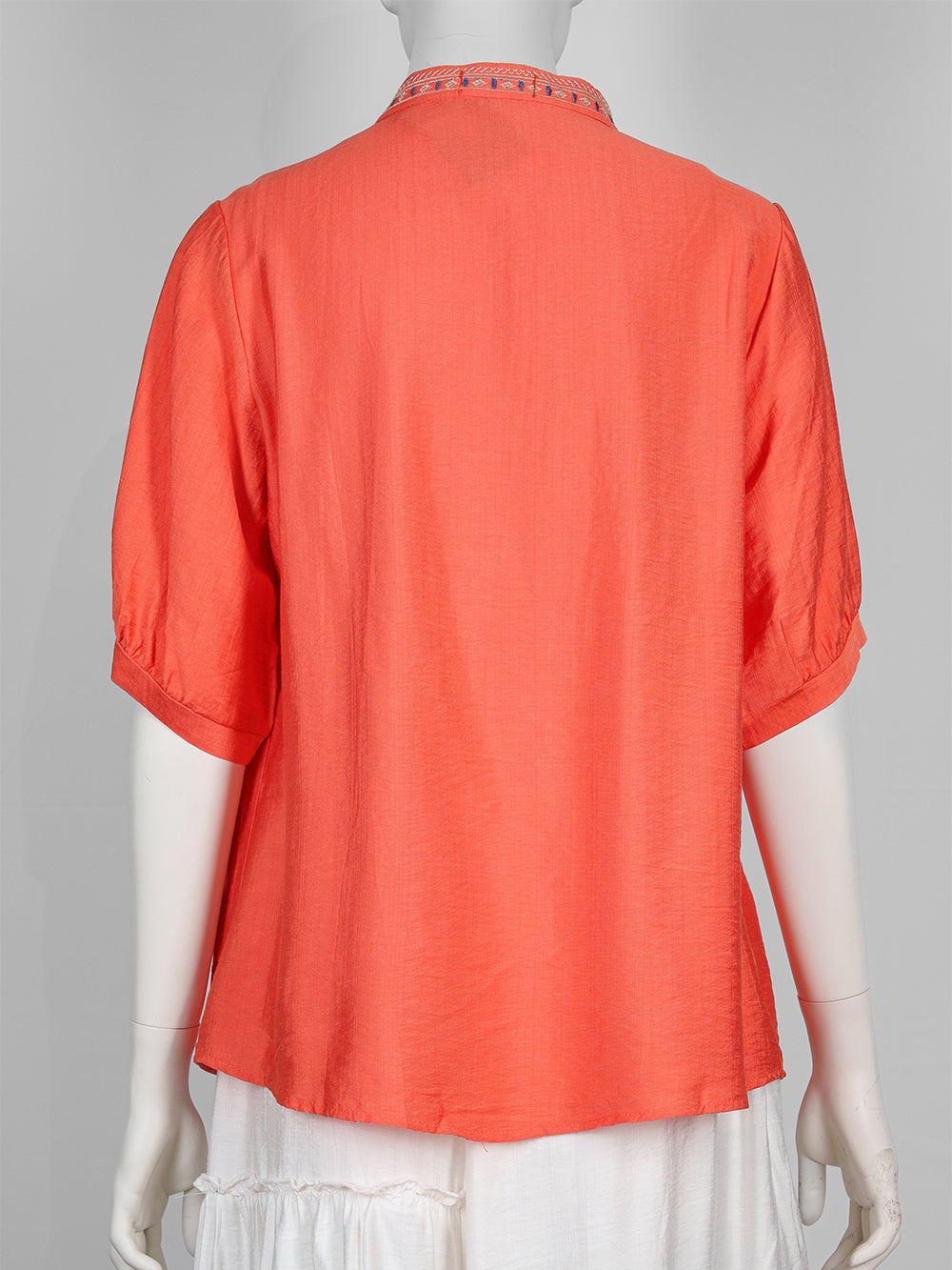 Heritage Yoke Embroidered Blouse