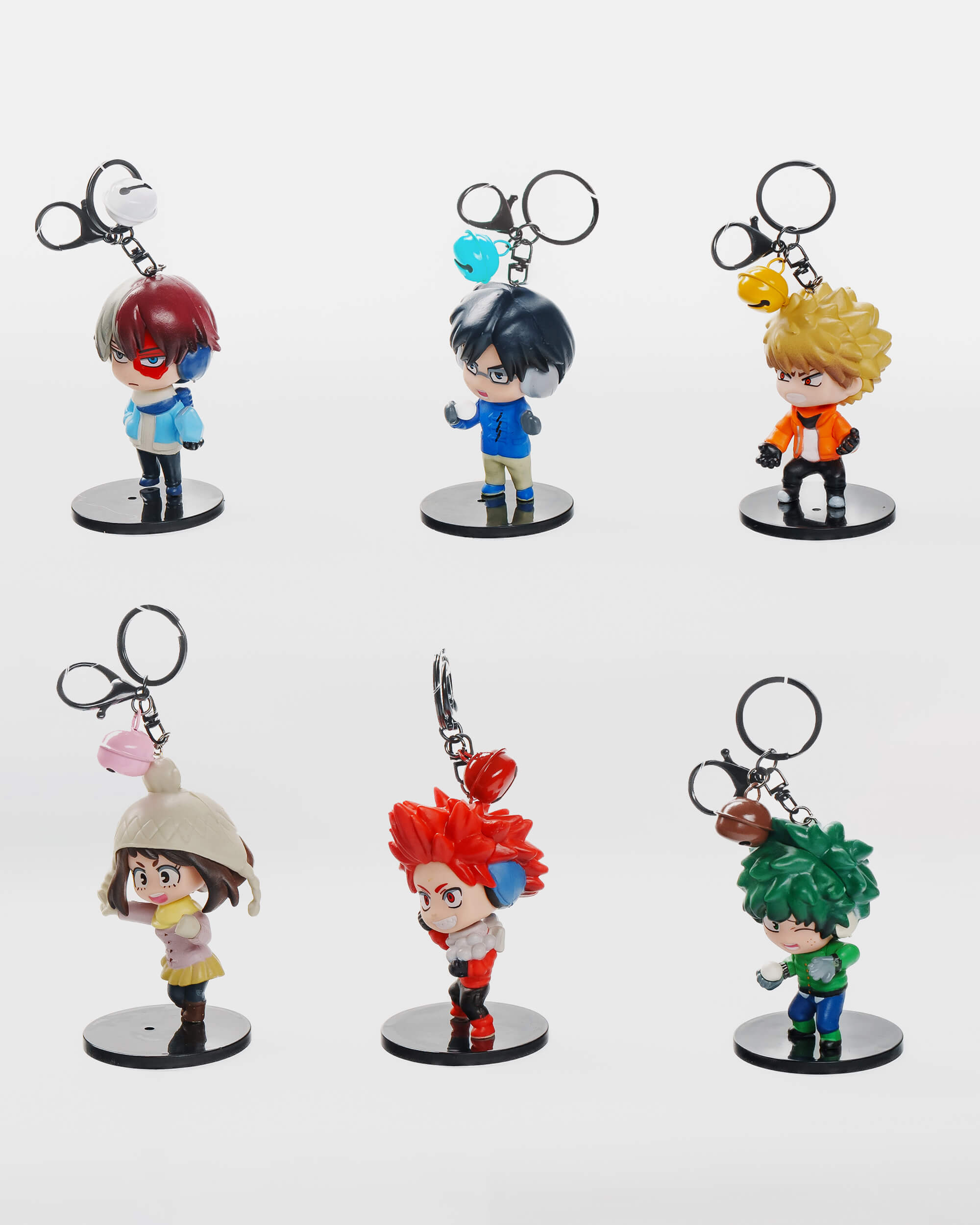 My Hero Academia Winter Keychain Set (6 pcs)