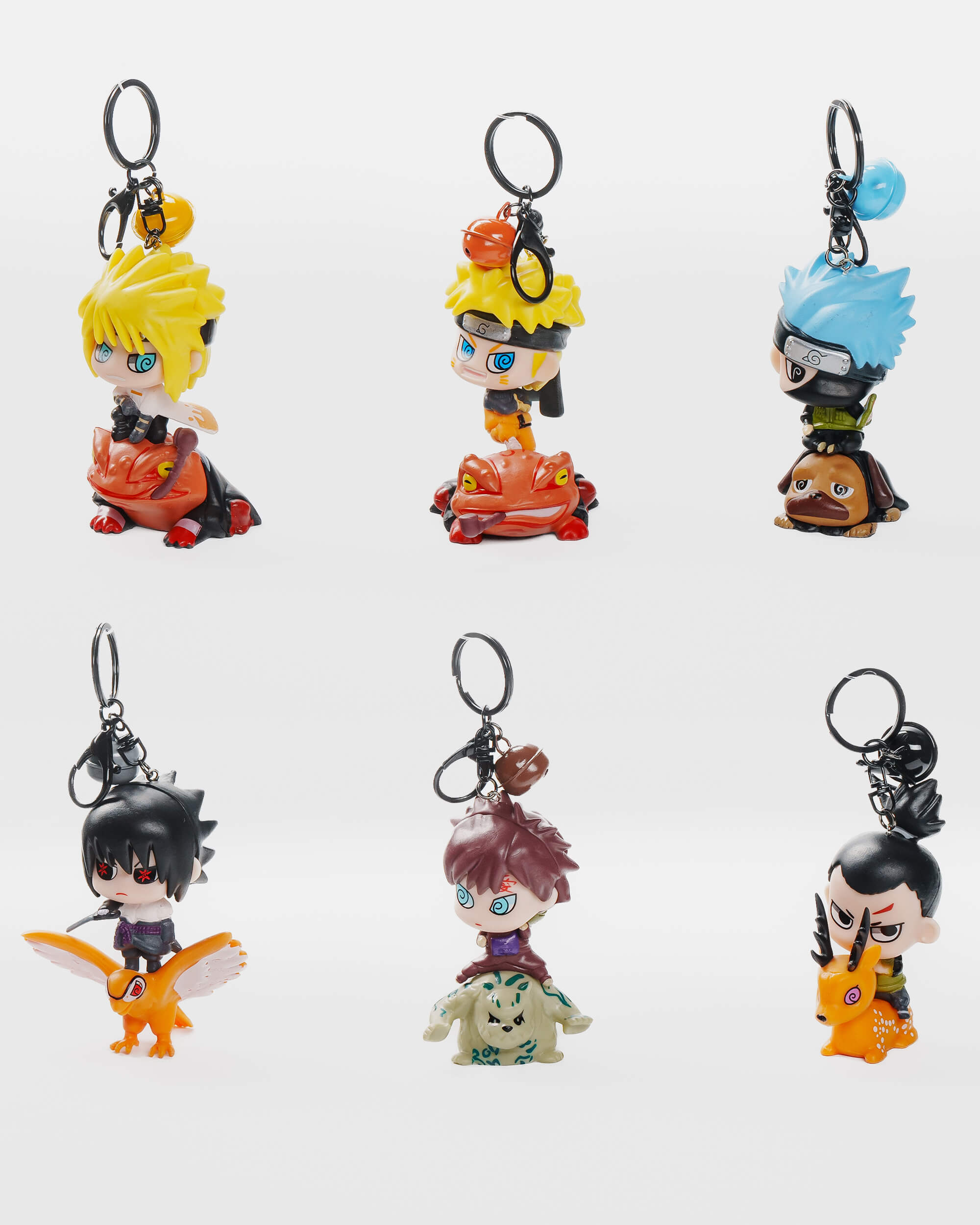 Naruto Summon Beast Keychain Set (6 pcs)