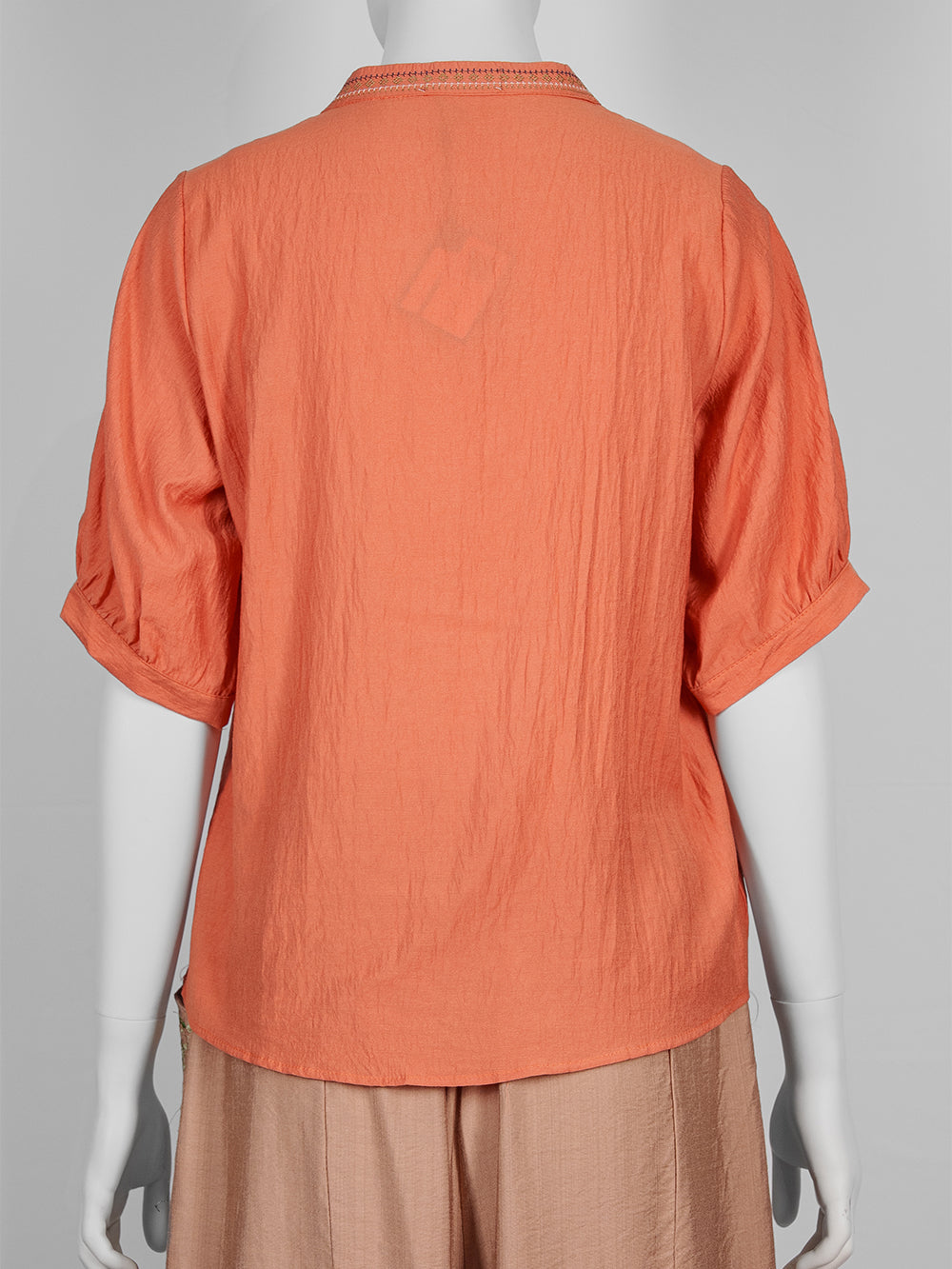 Folk Motif Embroidered Blouse