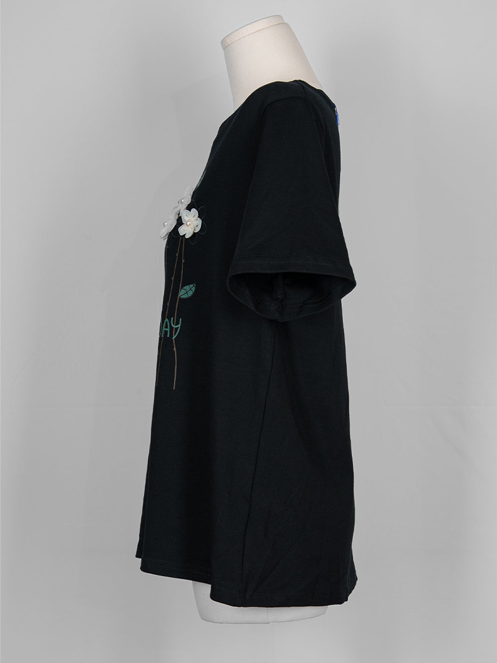 Beautiful Day Flower Embellished Tee