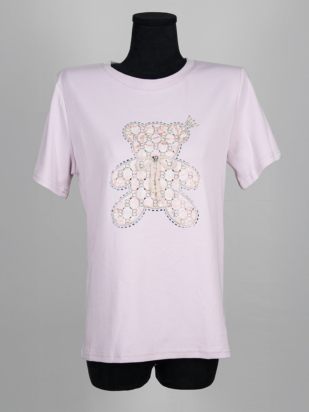 Crystal Teddy Lace Tee