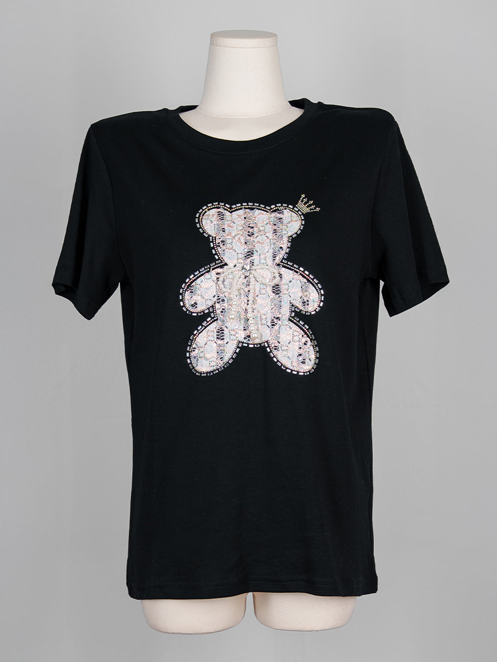 Crystal Teddy Lace Tee