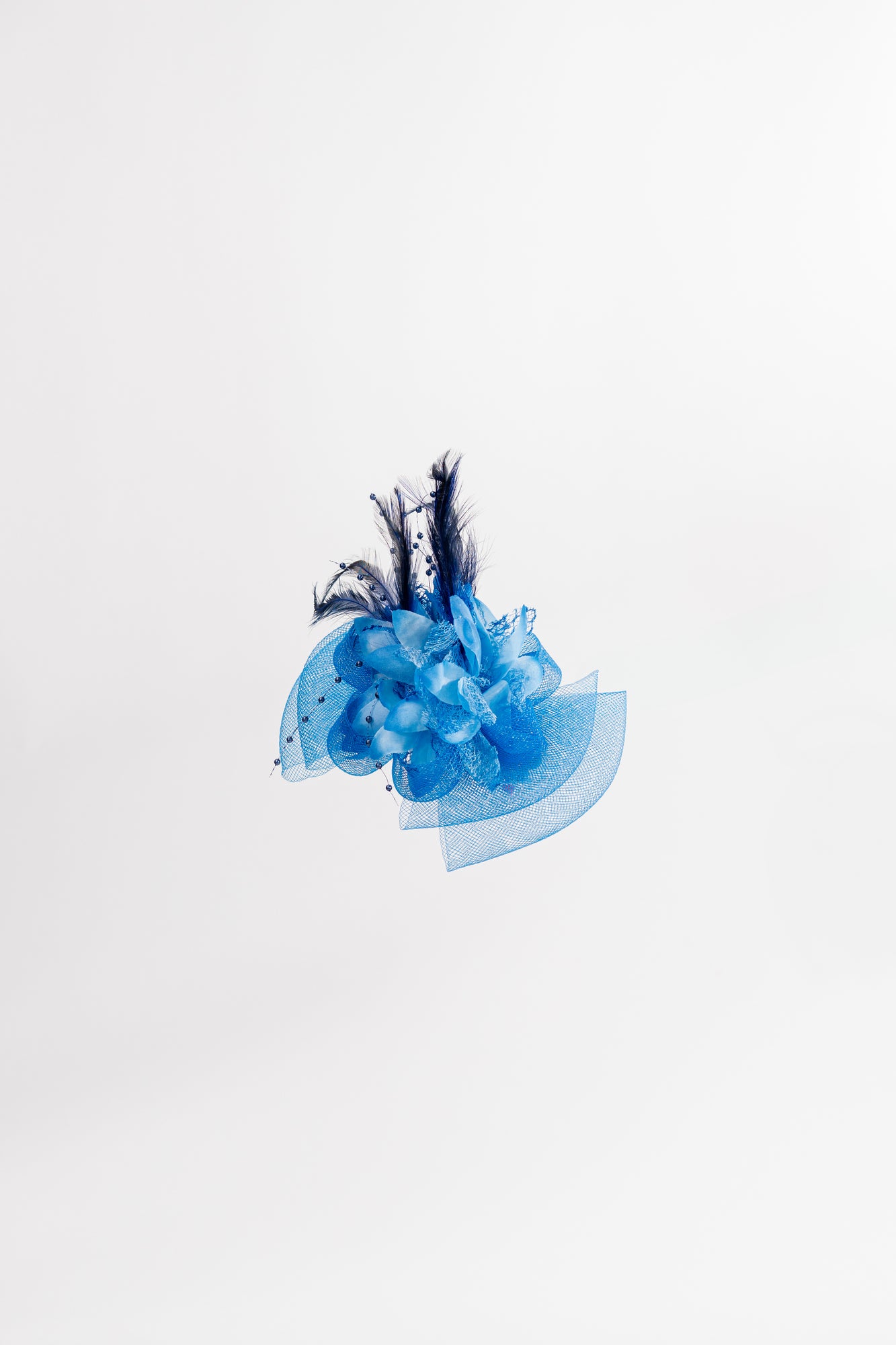 Flower & Feathers Bow Fascinator