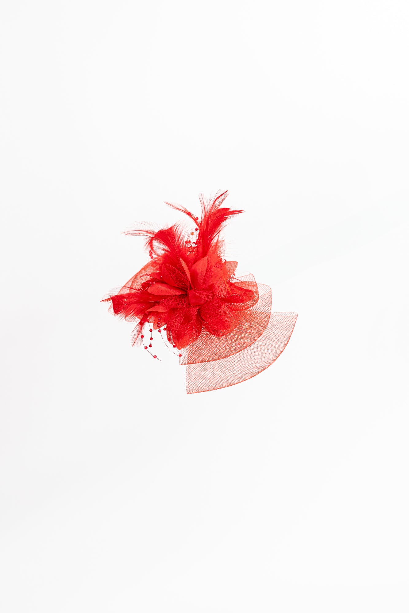 Flower & Feathers Bow Fascinator