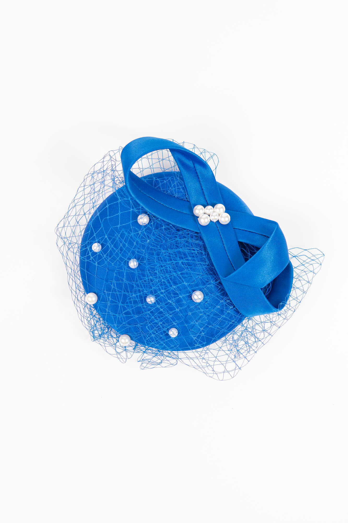 Infinity Ribbon with Pearls Hat