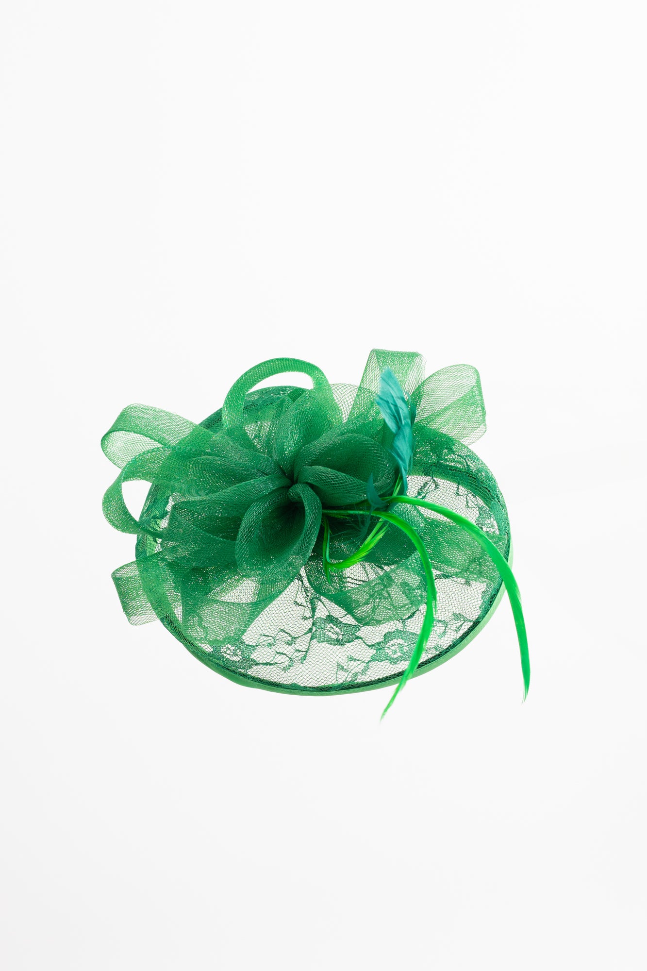 Lace Mesh Flower Fascinator Hat