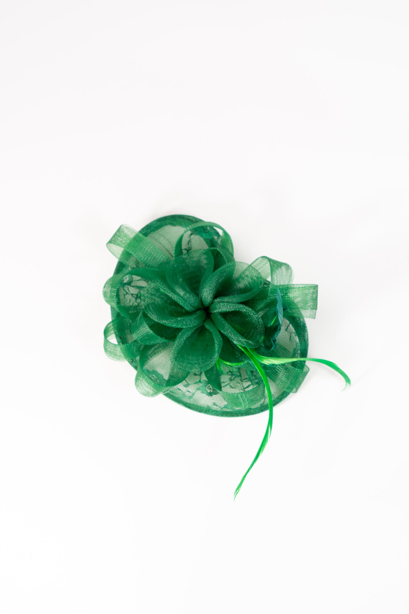 Lace Mesh Flower Fascinator Hat