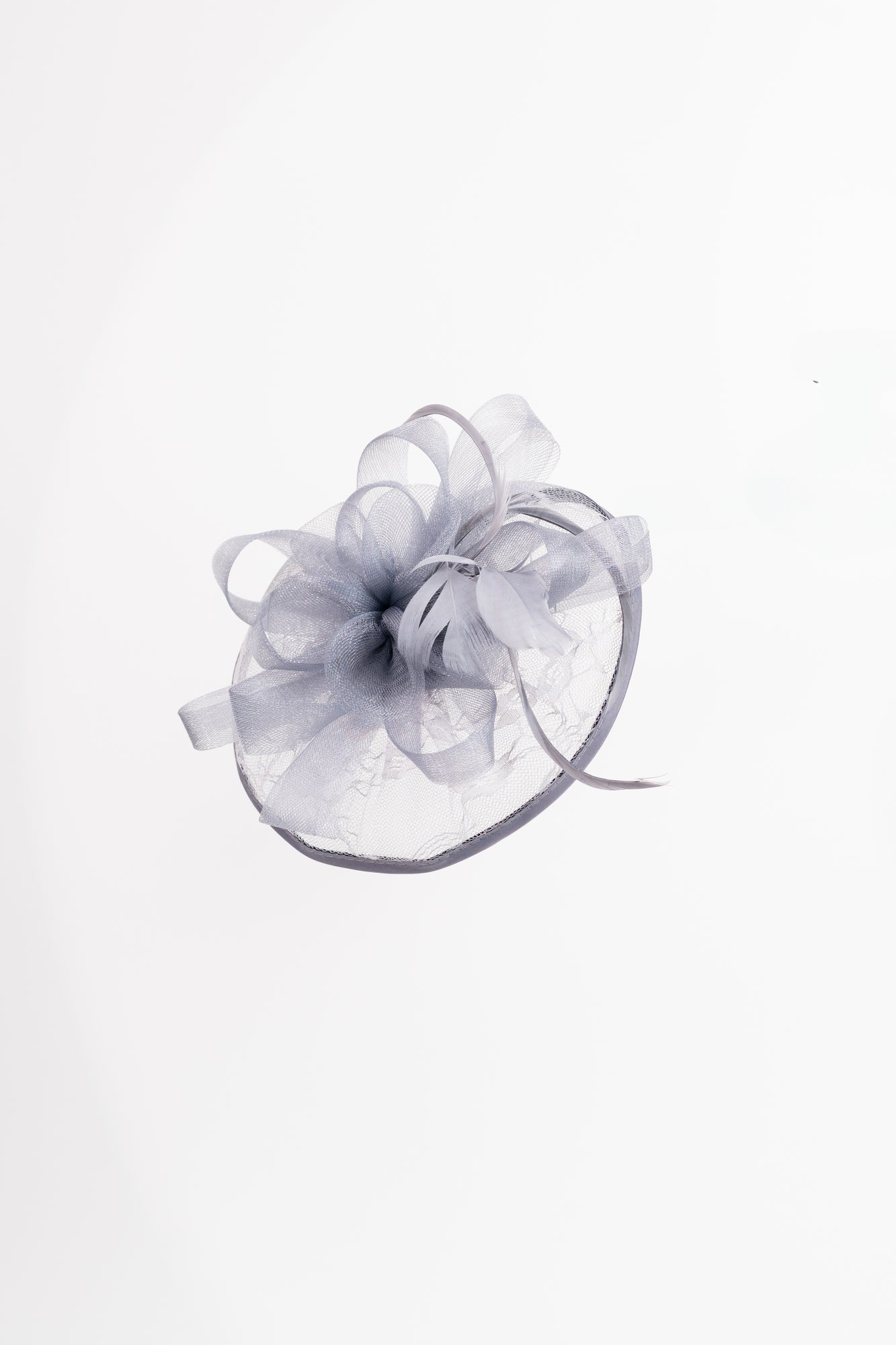 Lace Mesh Flower Fascinator Hat