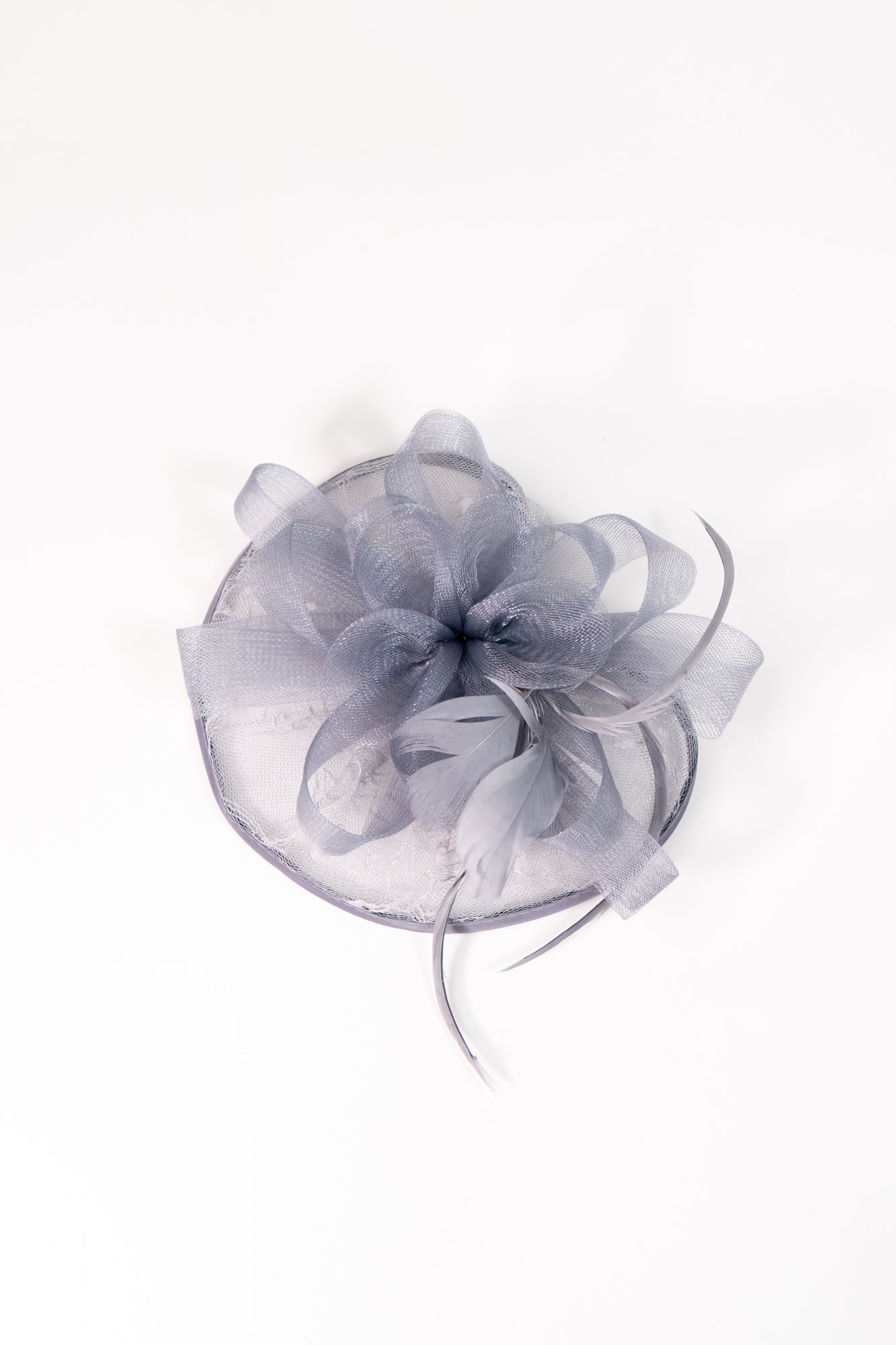 Lace Mesh Flower Fascinator Hat