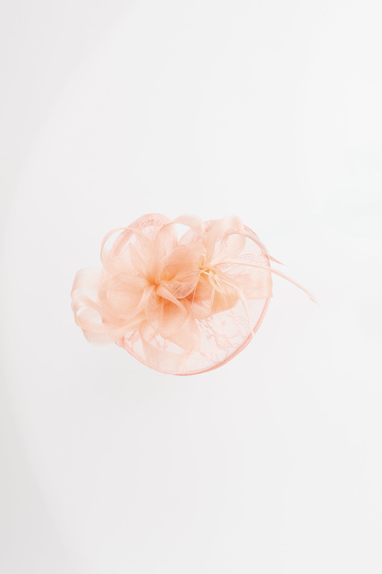 Lace Mesh Flower Fascinator Hat