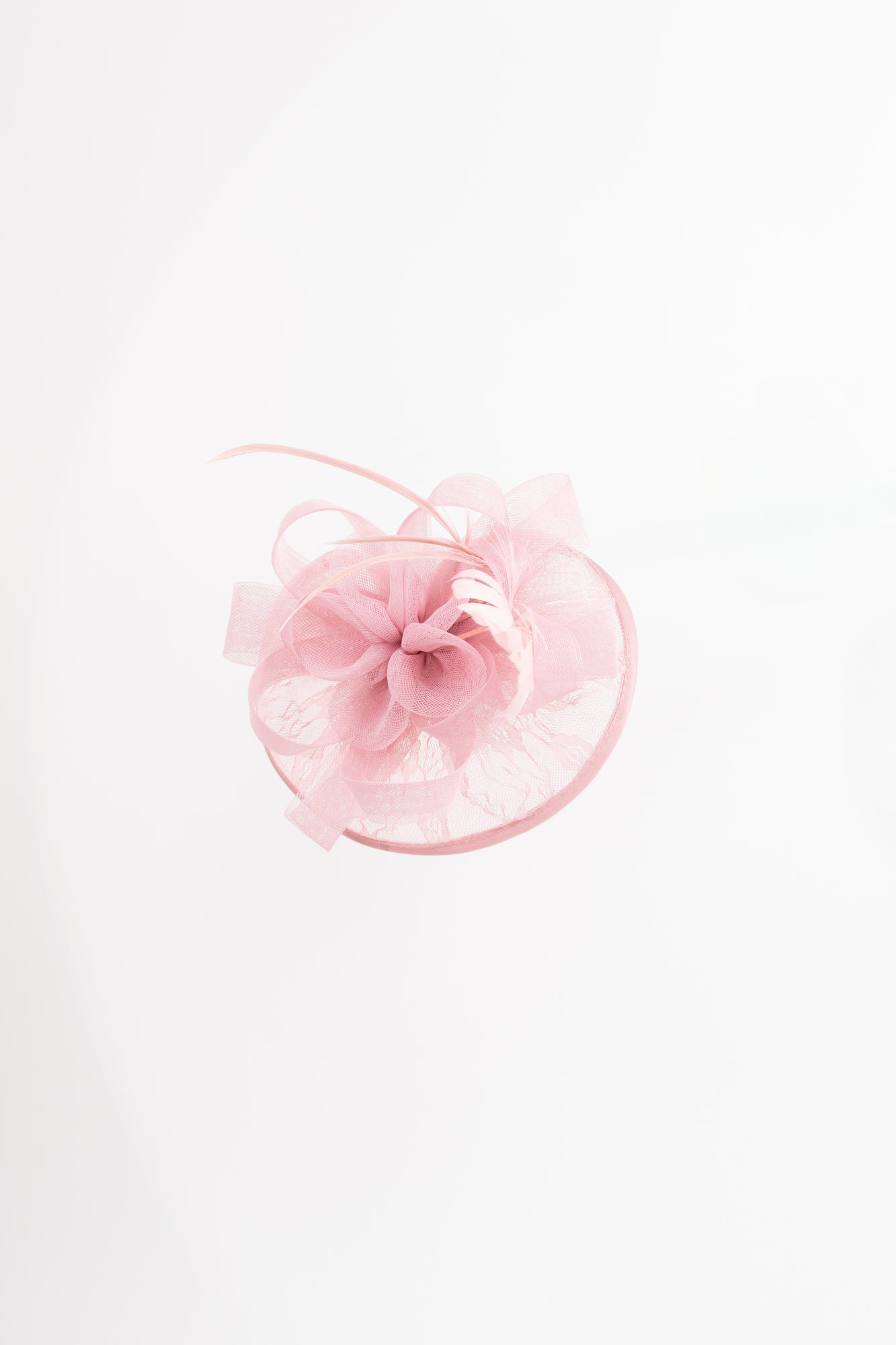 Lace Mesh Flower Fascinator Hat