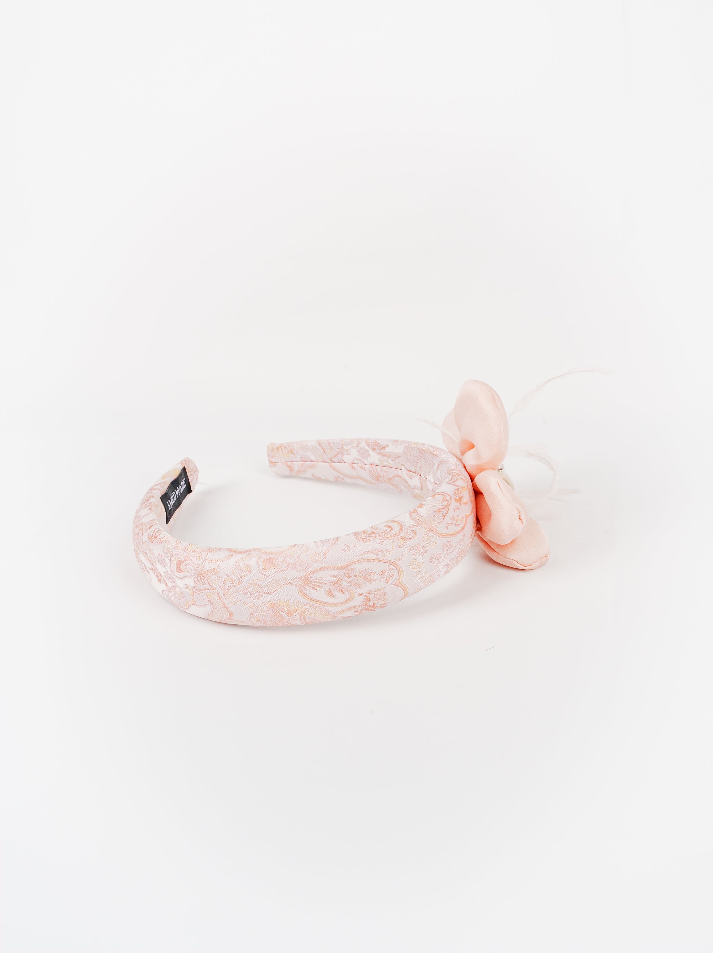 Blush Bloom Feather Headband