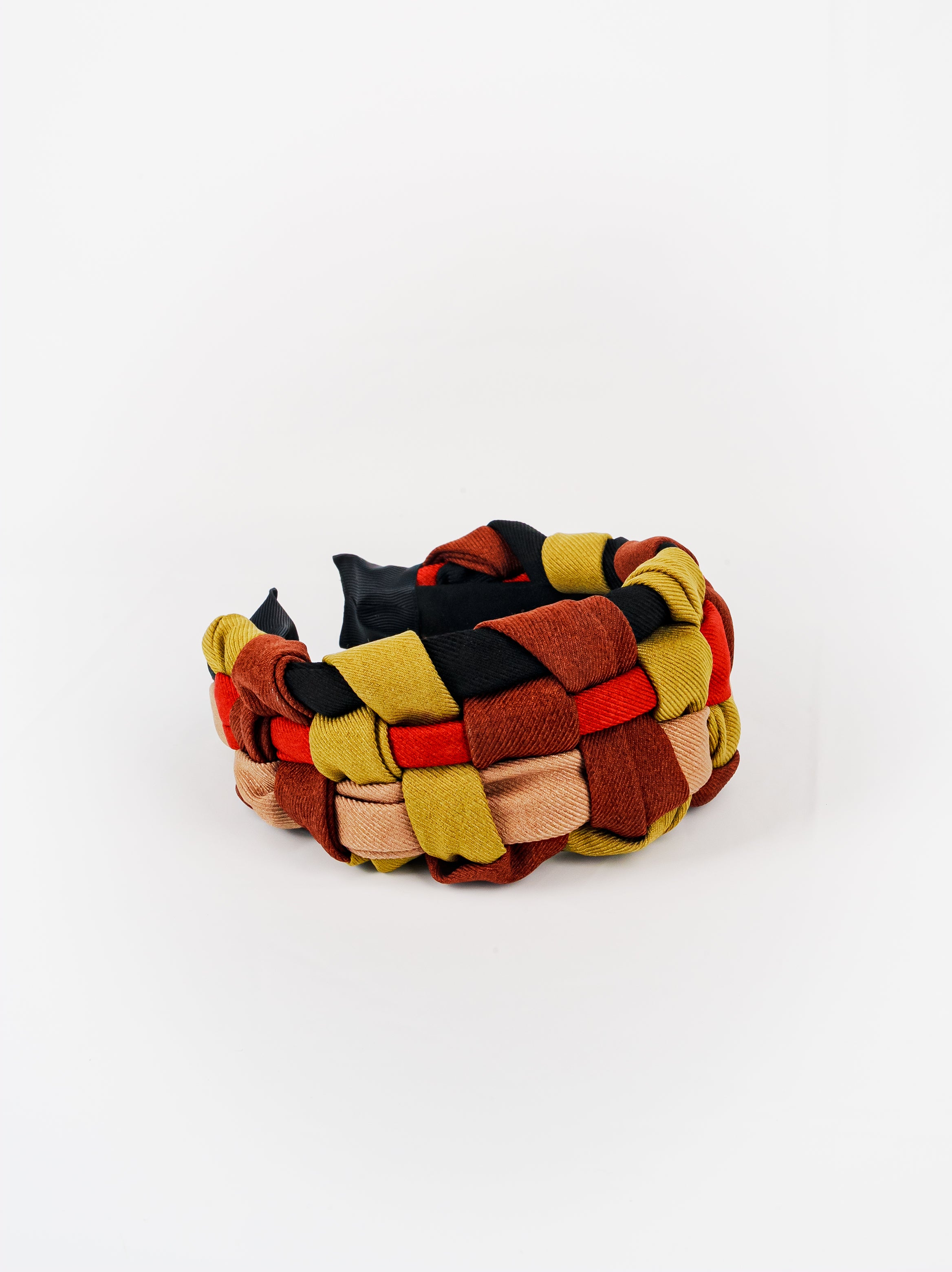 Multicolor Braided Fabric Headband