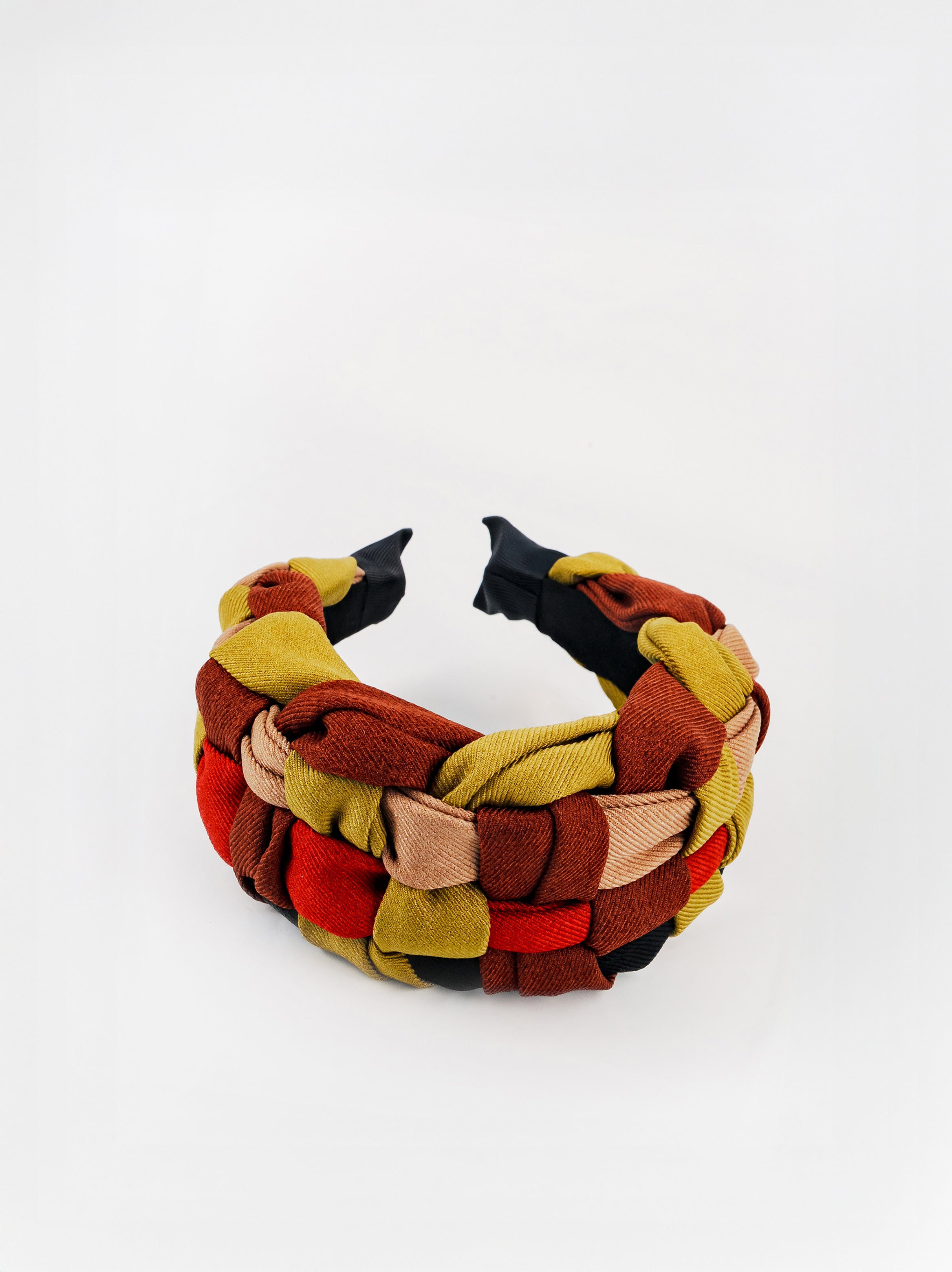 Multicolor Braided Fabric Headband