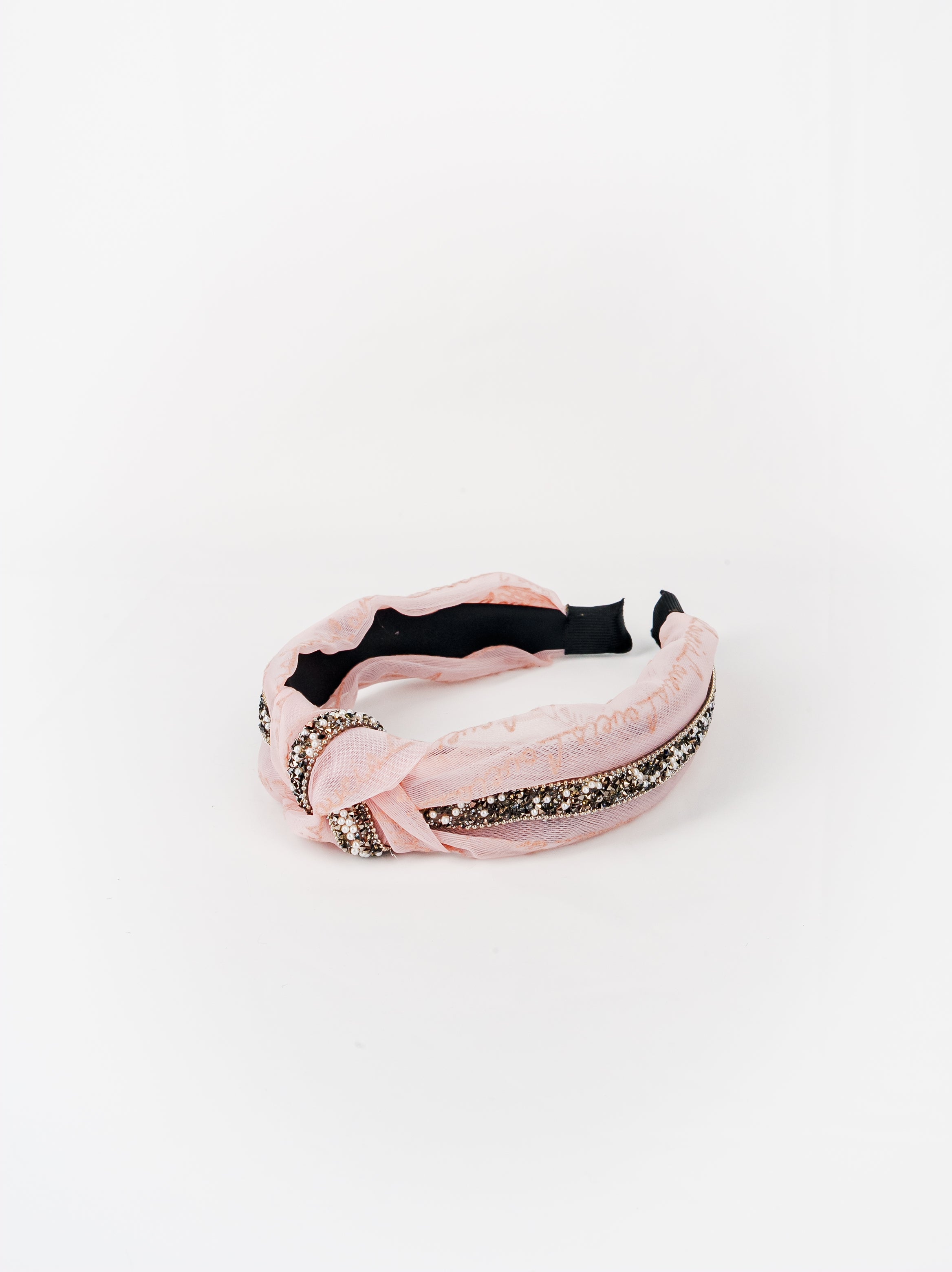 Twist Knot Crystal Headband