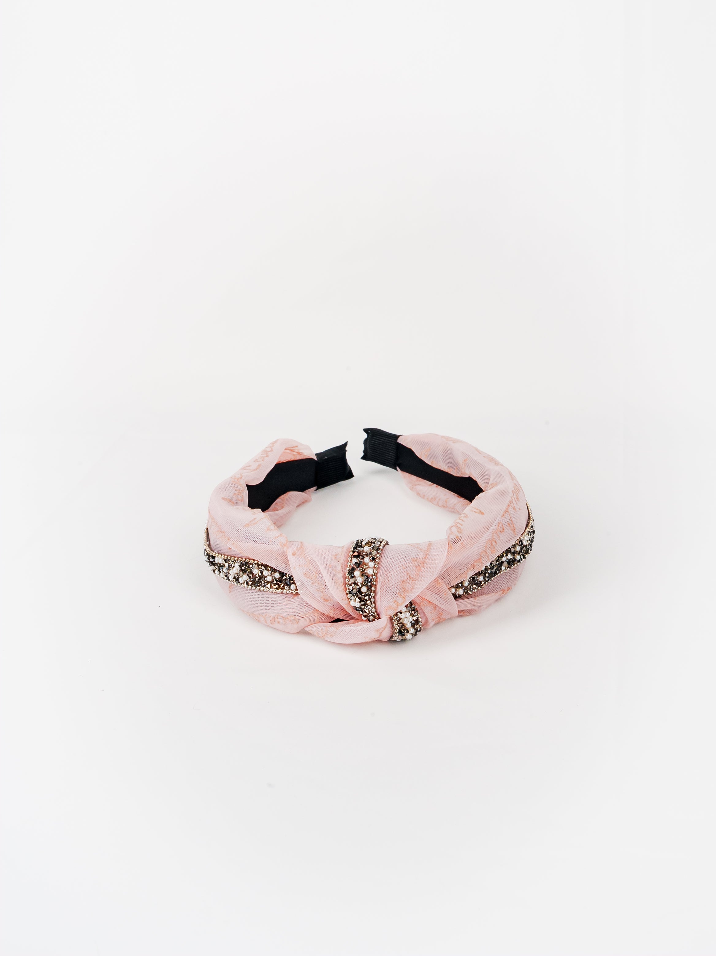 Twist Knot Crystal Headband