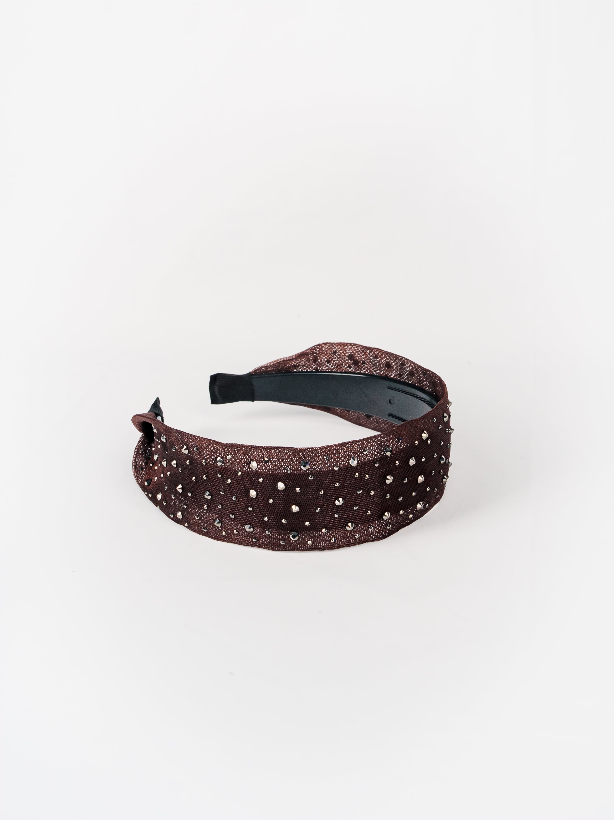 Chocolate Sequin Wide Headband