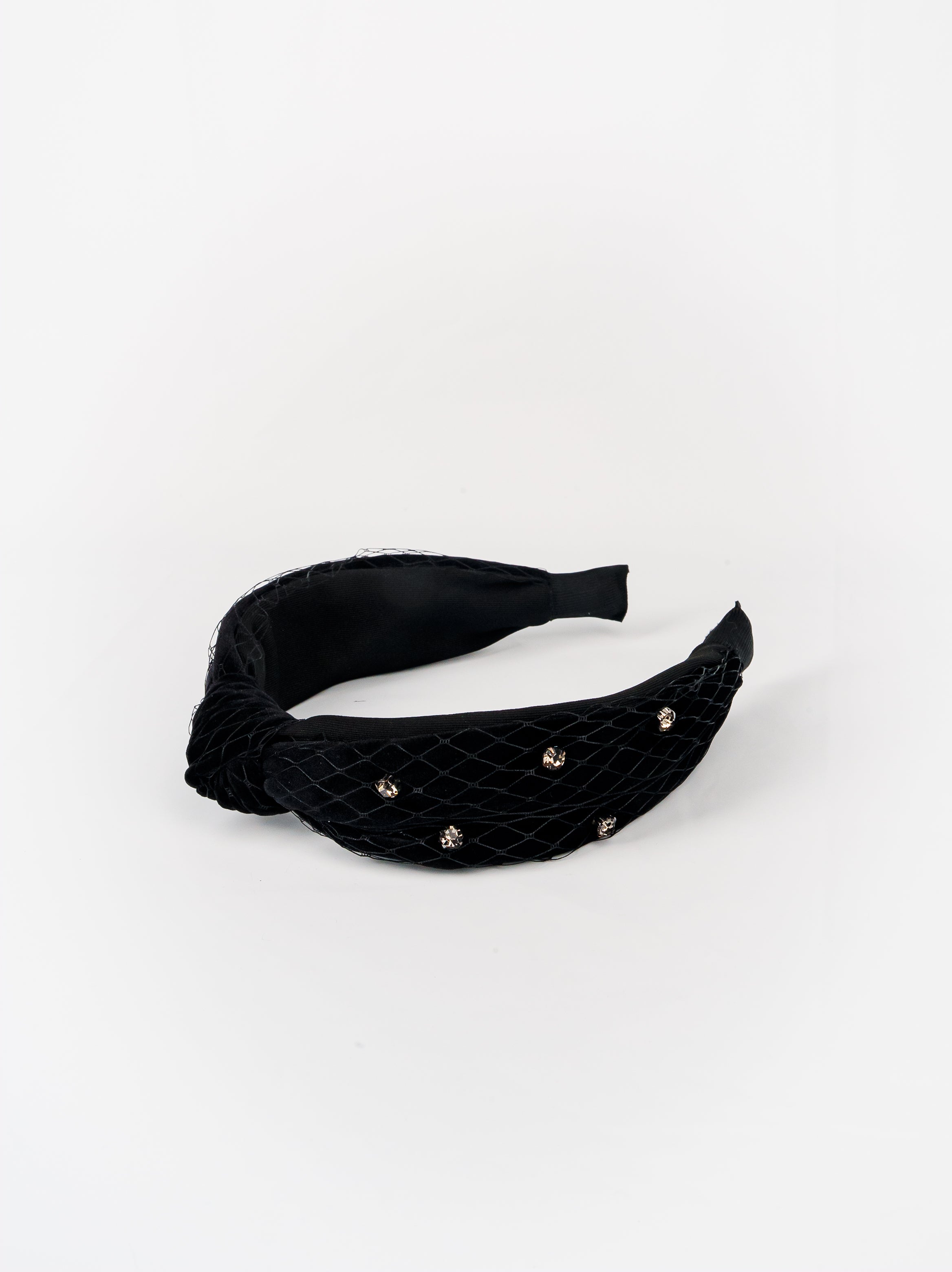 Velvet Veil Crystal Headband