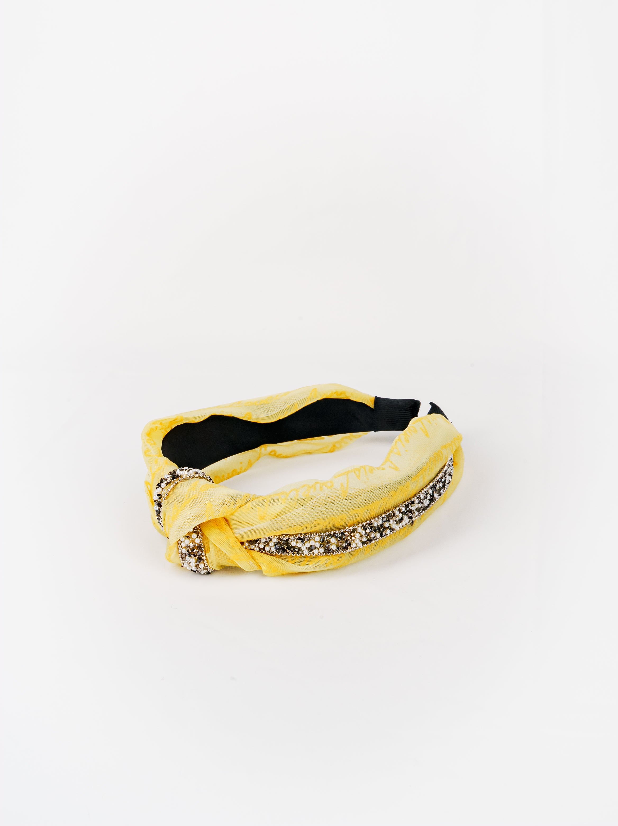 Twist Knot Crystal Headband