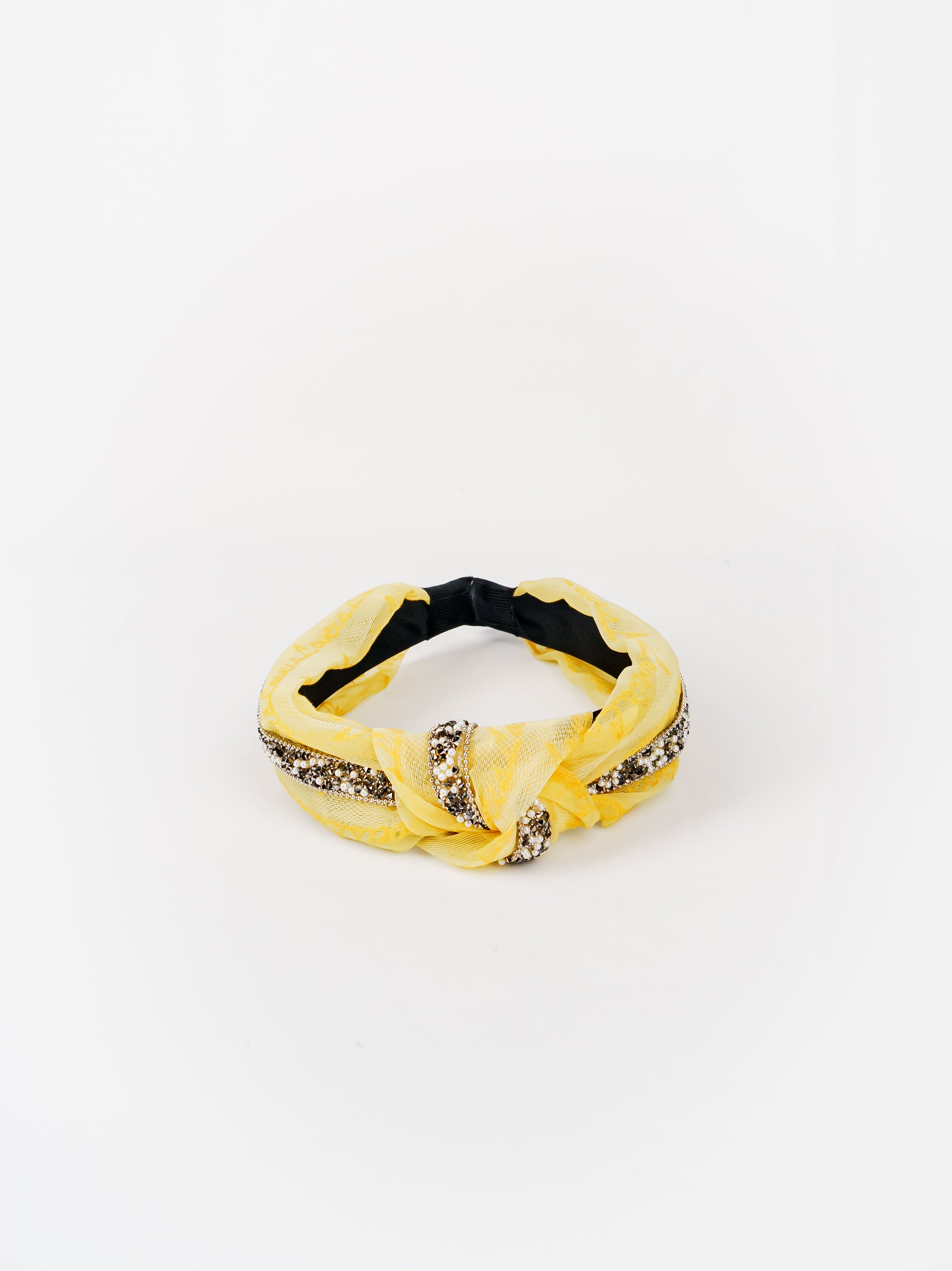 Twist Knot Crystal Headband